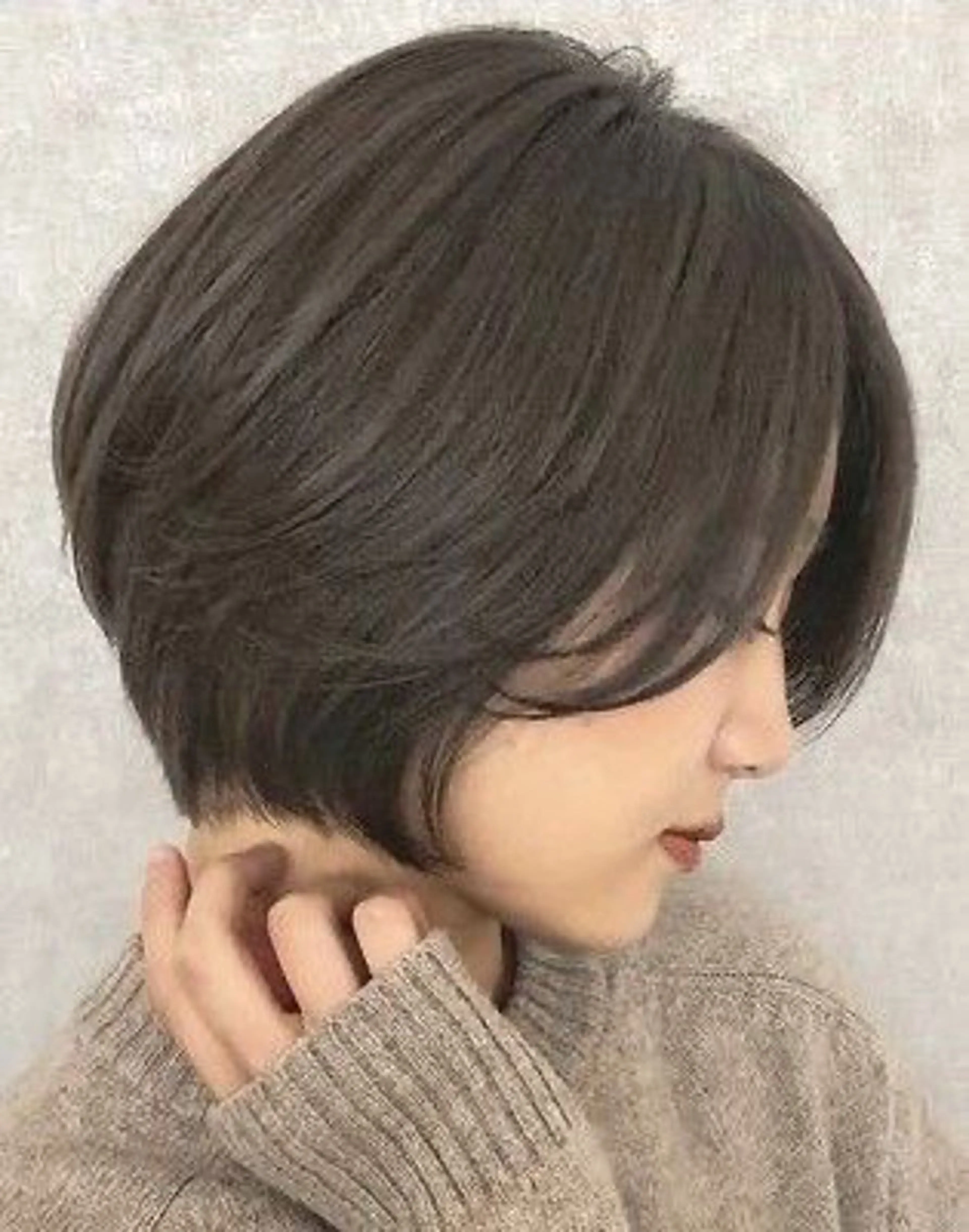 ショート ショートボブ ボブ ショートヘア ブリーチなし/透明感 /ショート/大世のヘアスタイル