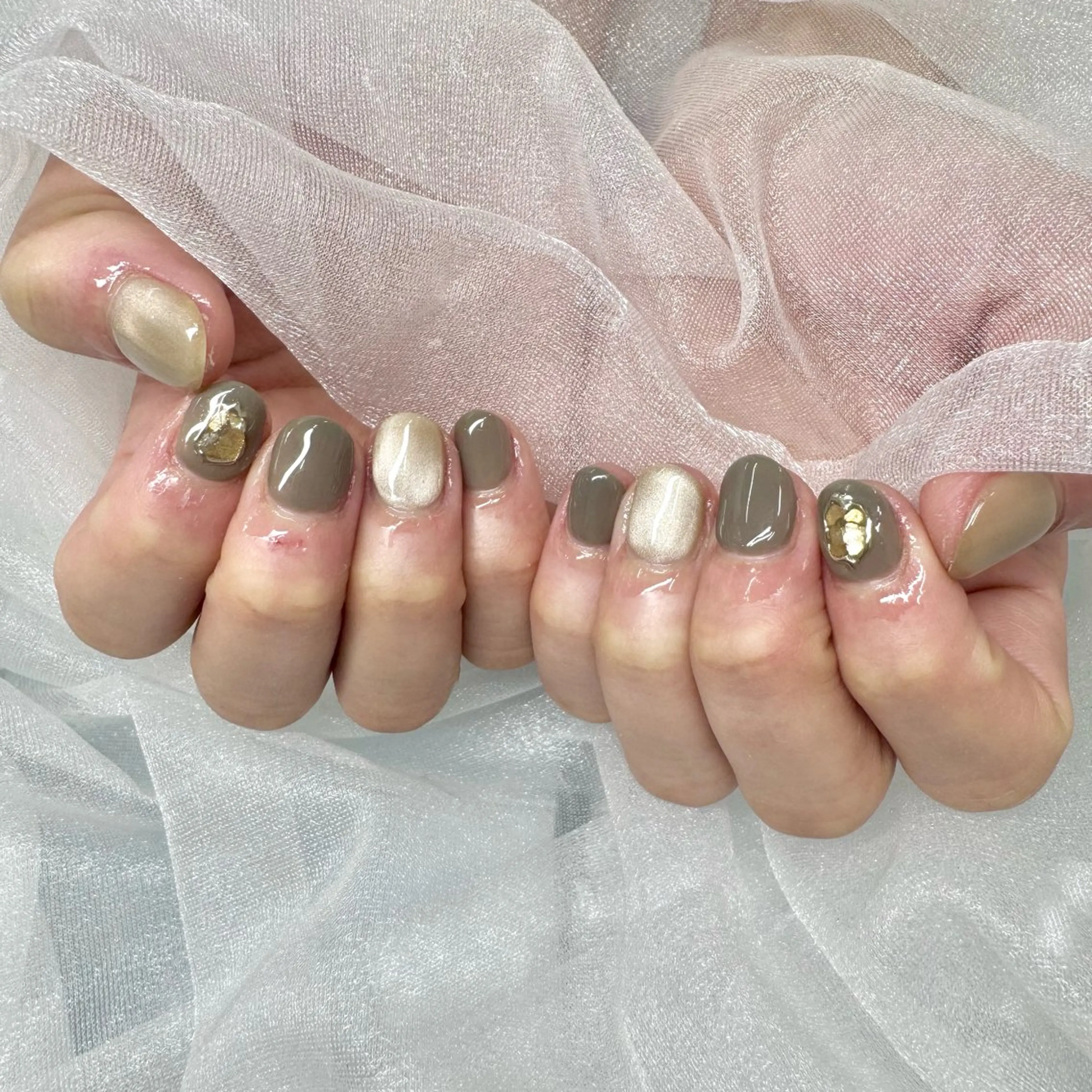 ネイル 山岸 夏菜のネイルデザイン