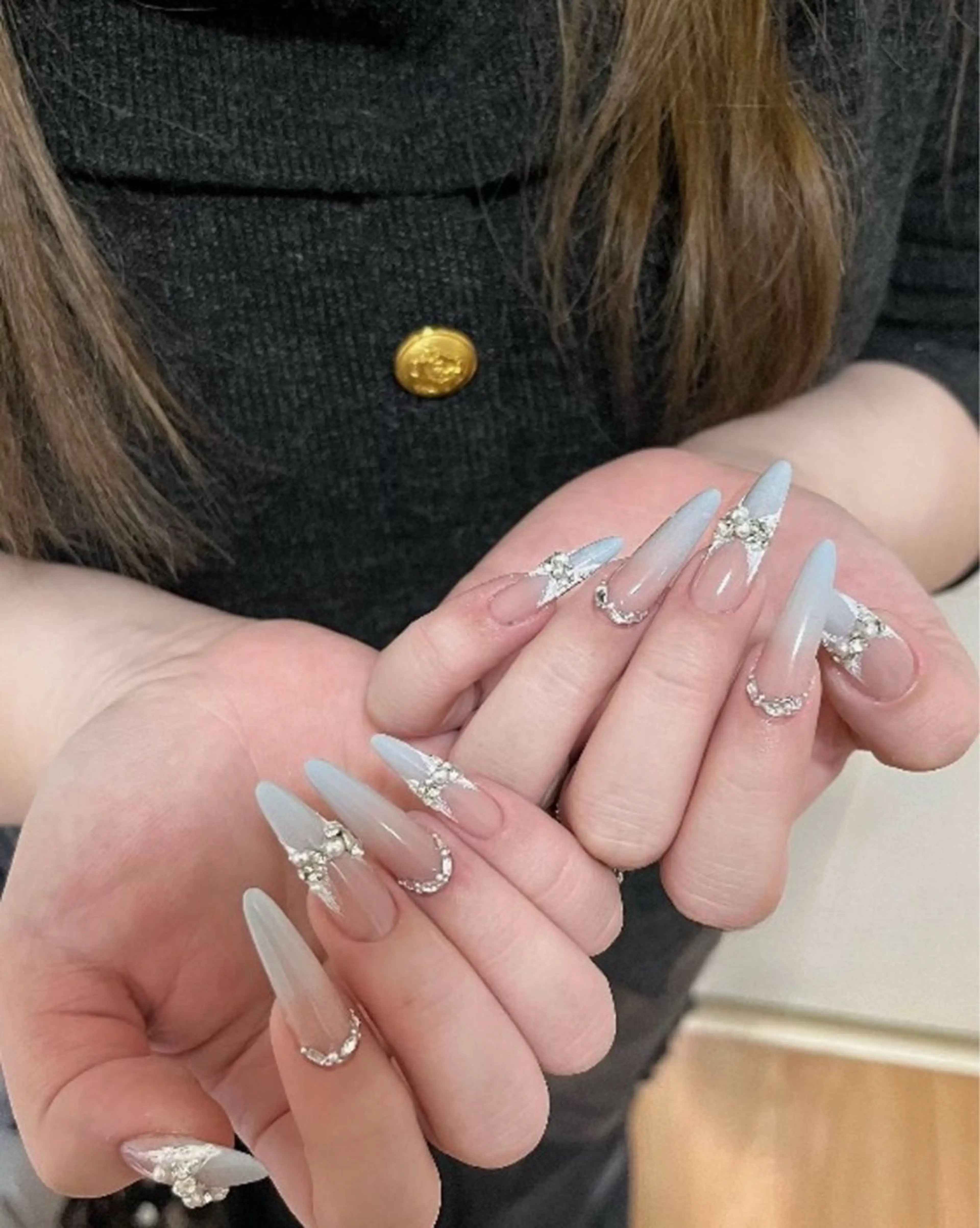 カラー グラデーションカラー ピンクカラー ハンドネイル AIN Nailのネイルデザイン