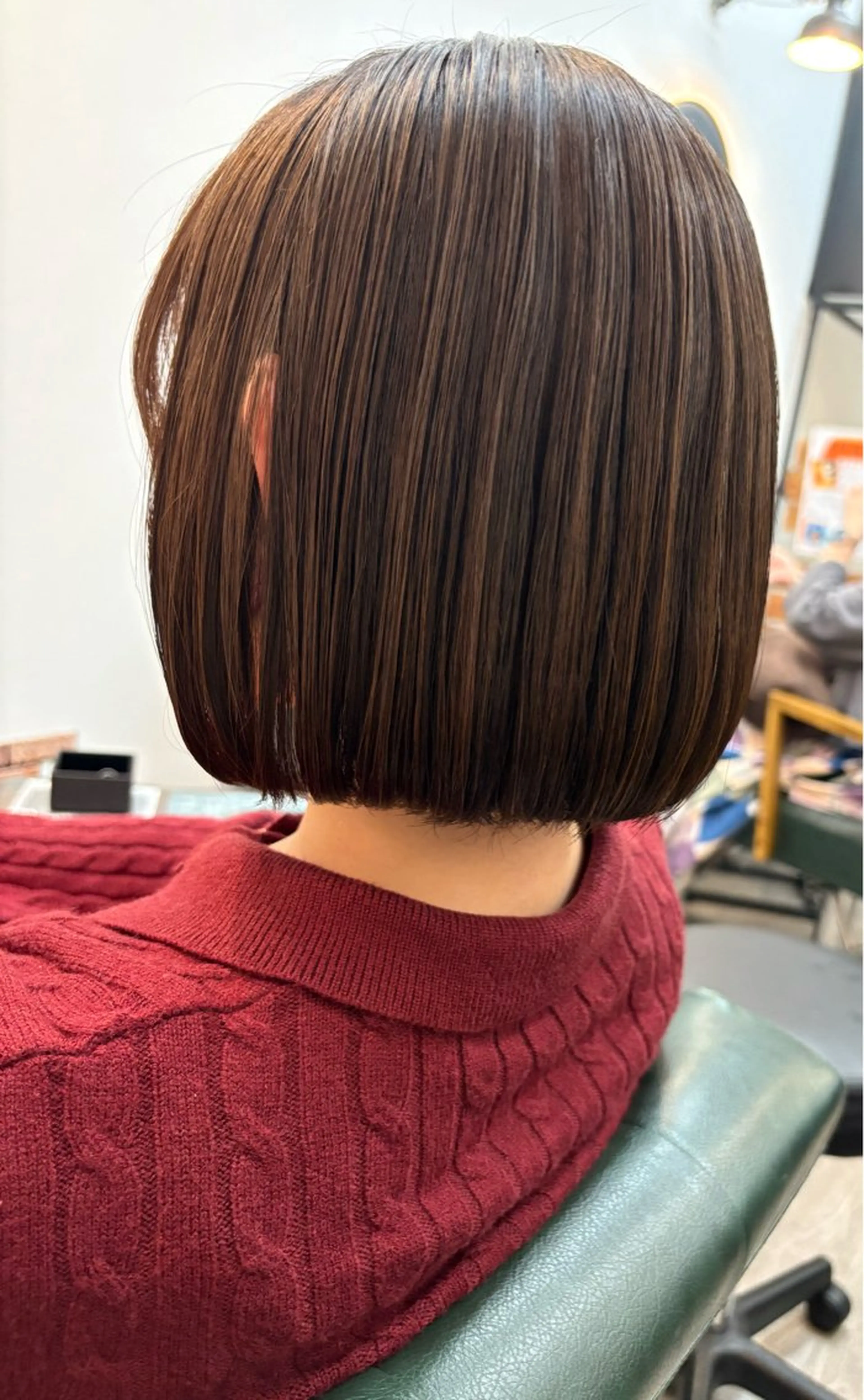 ショート カラー ボブ ヘアカラー Tissé 細田 和哉のヘアスタイル