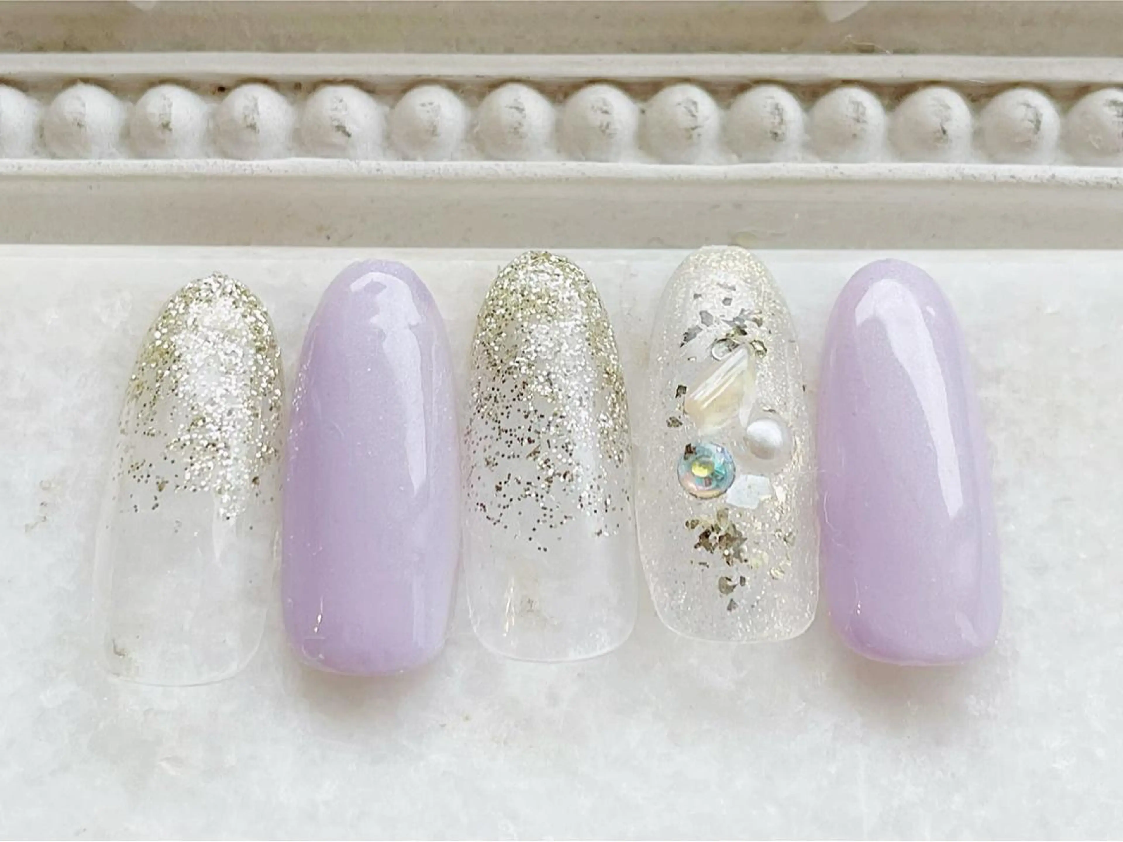 ネイル ジェルネイル パラジェル シンプルネイル ハンドネイル Satomi  のネイルデザイン