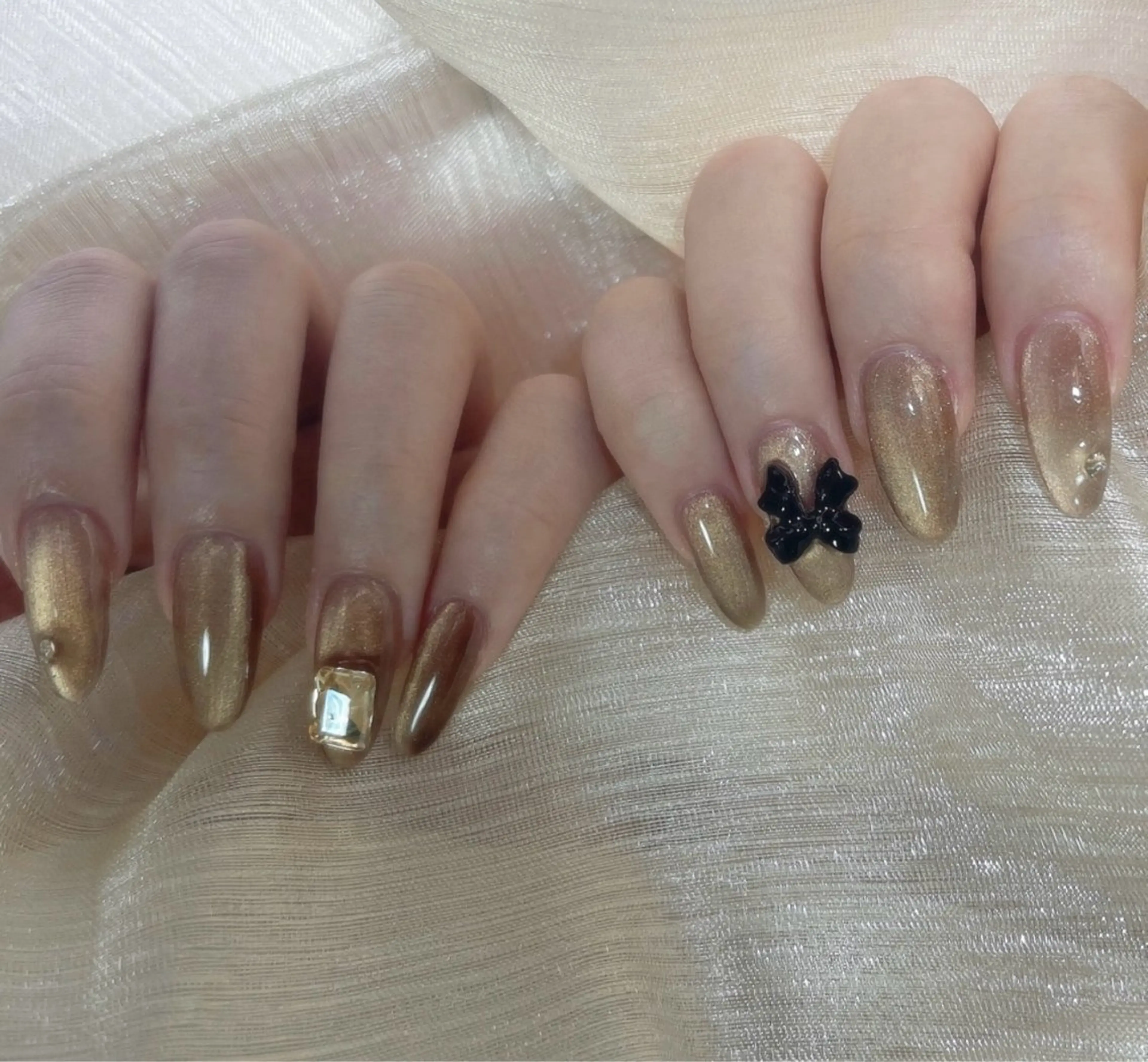 チップ長さだしマグネットorフラッシュ🌸2個ストーン付き🌸の写真