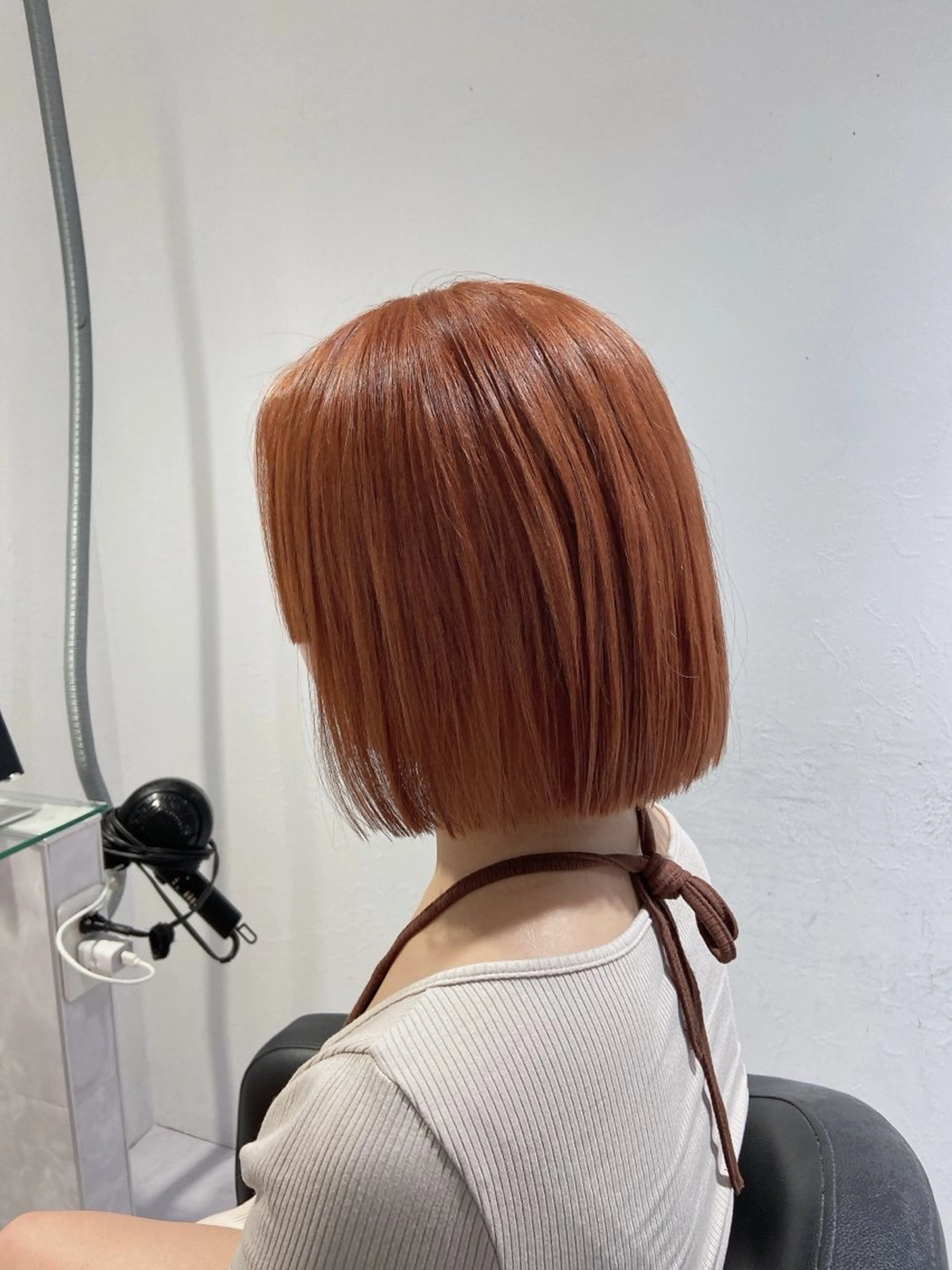 セミロング カラー ヘアカラー レイヤー✂︎赤み消し 髪質改善/井上健太のヘアスタイル