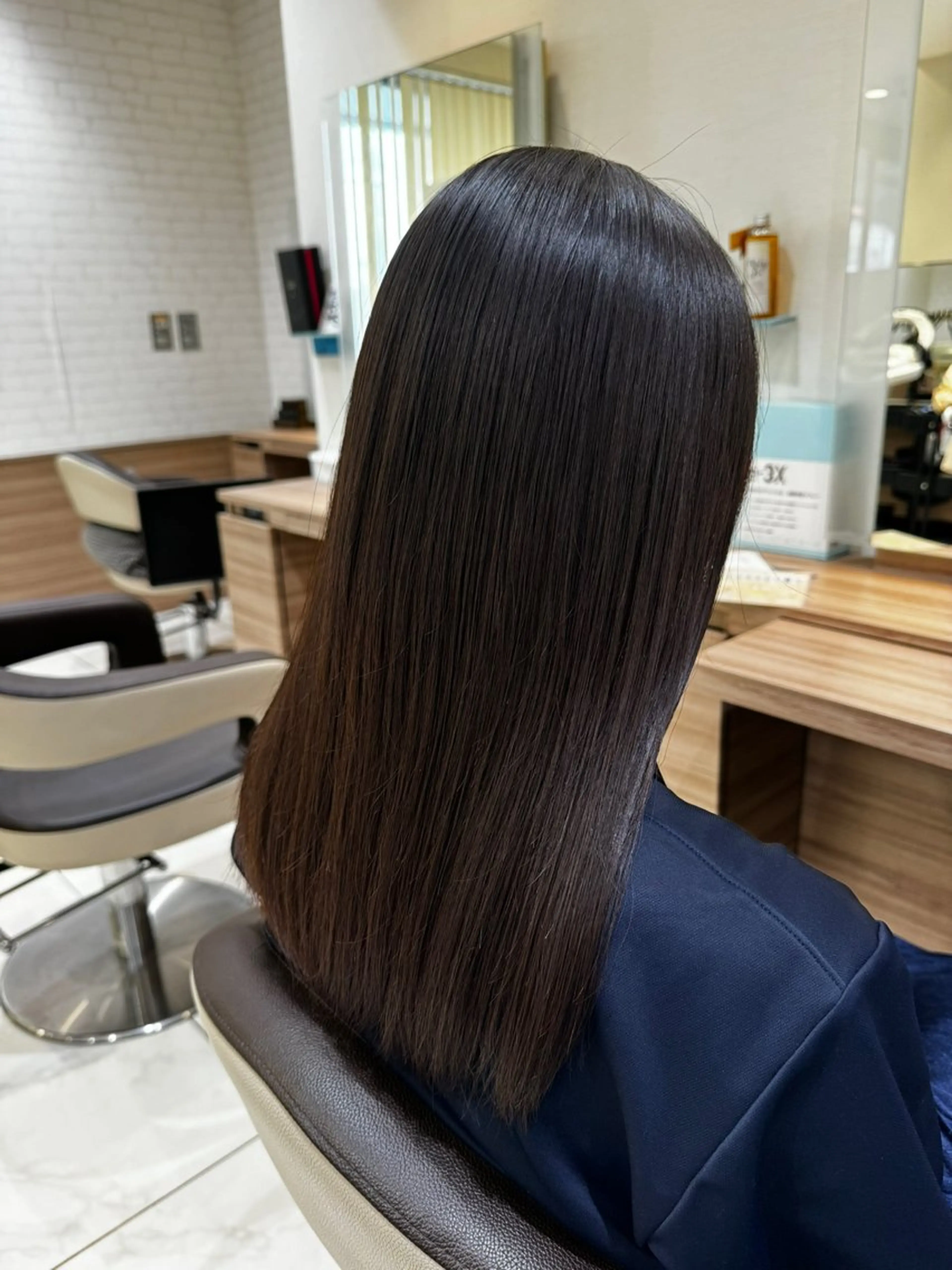 ロング 縮毛矯正 トリートメント 松田 一希のヘアスタイル