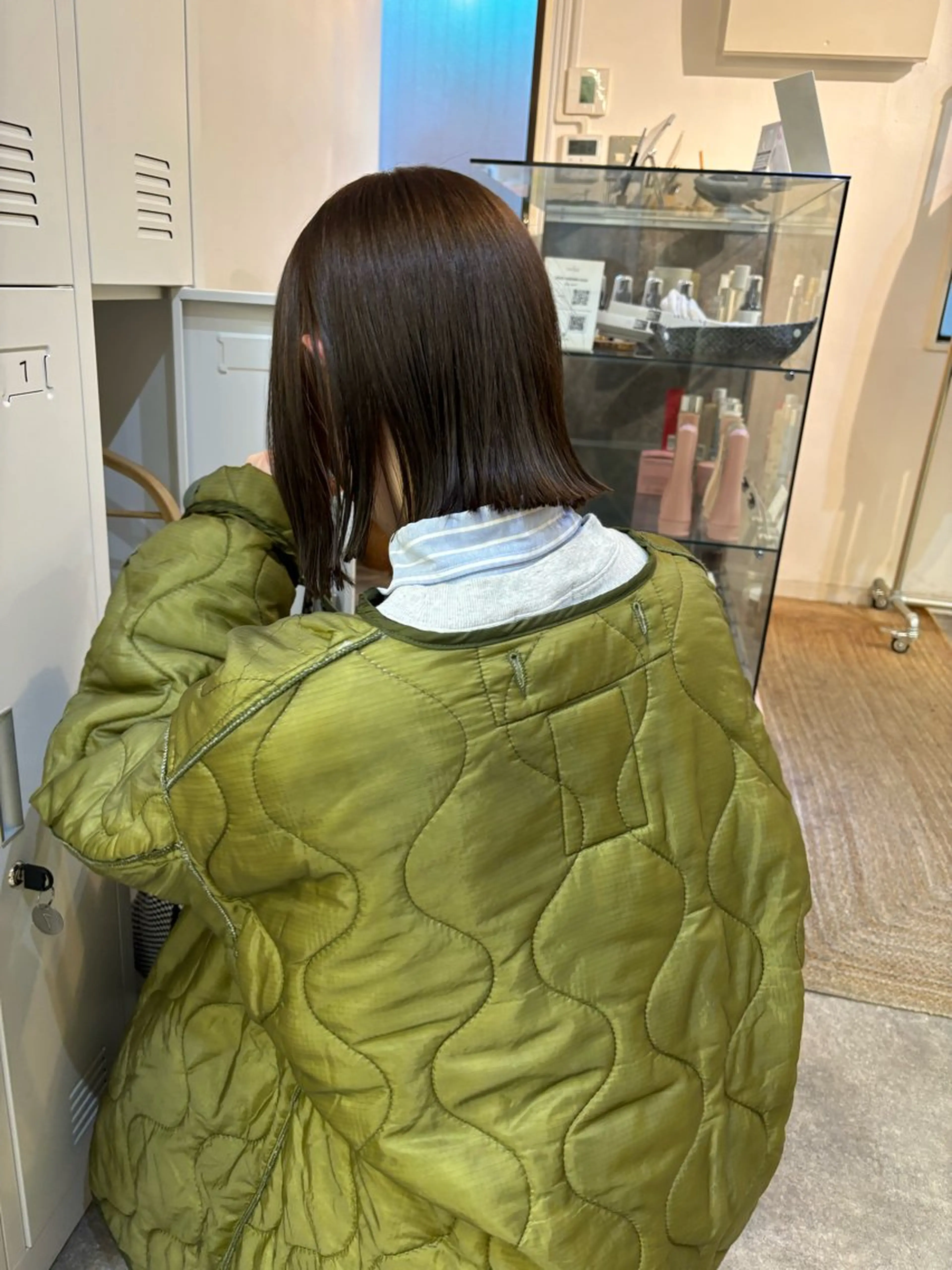 ミディアム カラー カット ヘアカラー トリートメント sakura🌸 レイヤー/韓国ヘアのヘアスタイル