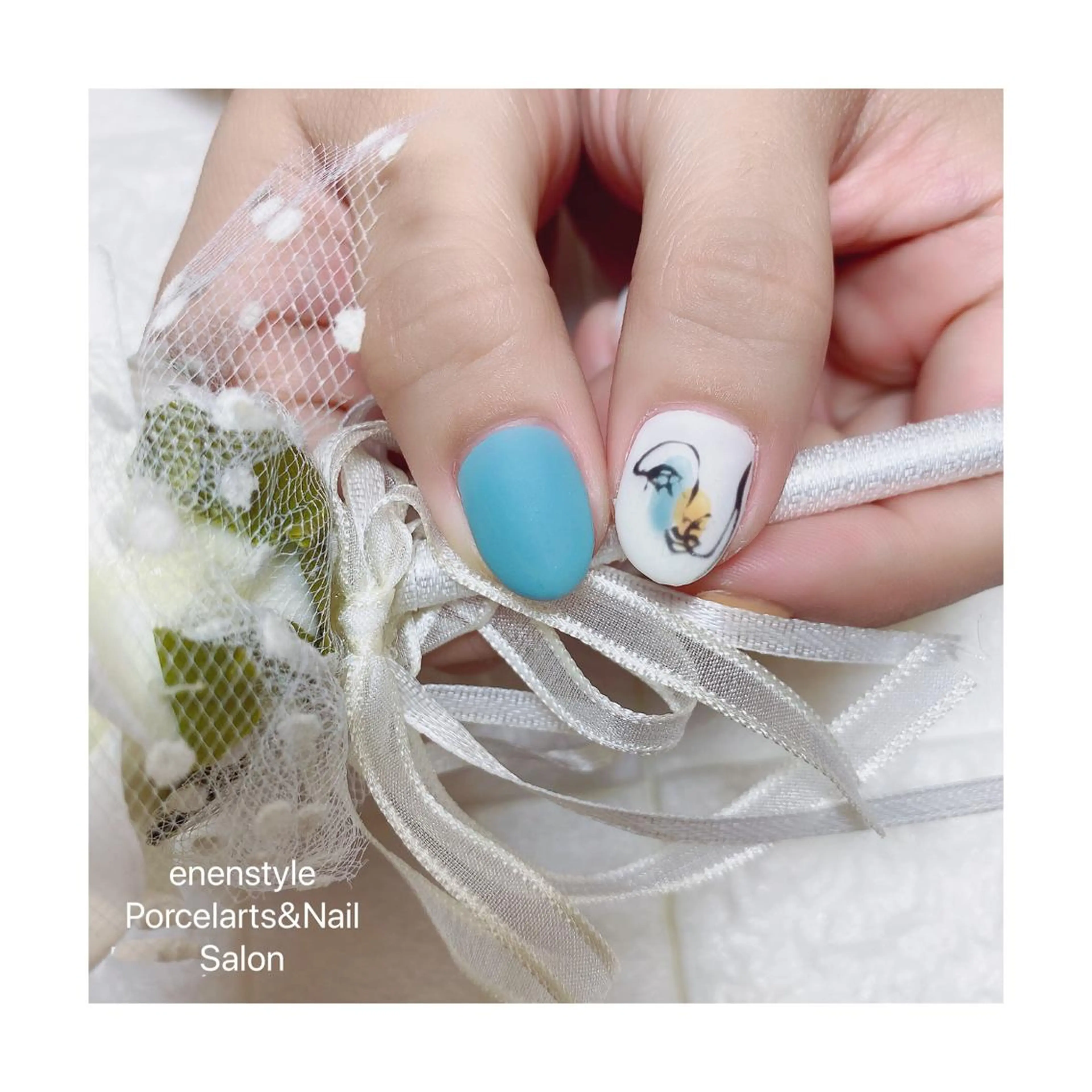 ショート ネイル ハンドネイル 👑enen style👑のネイルデザイン