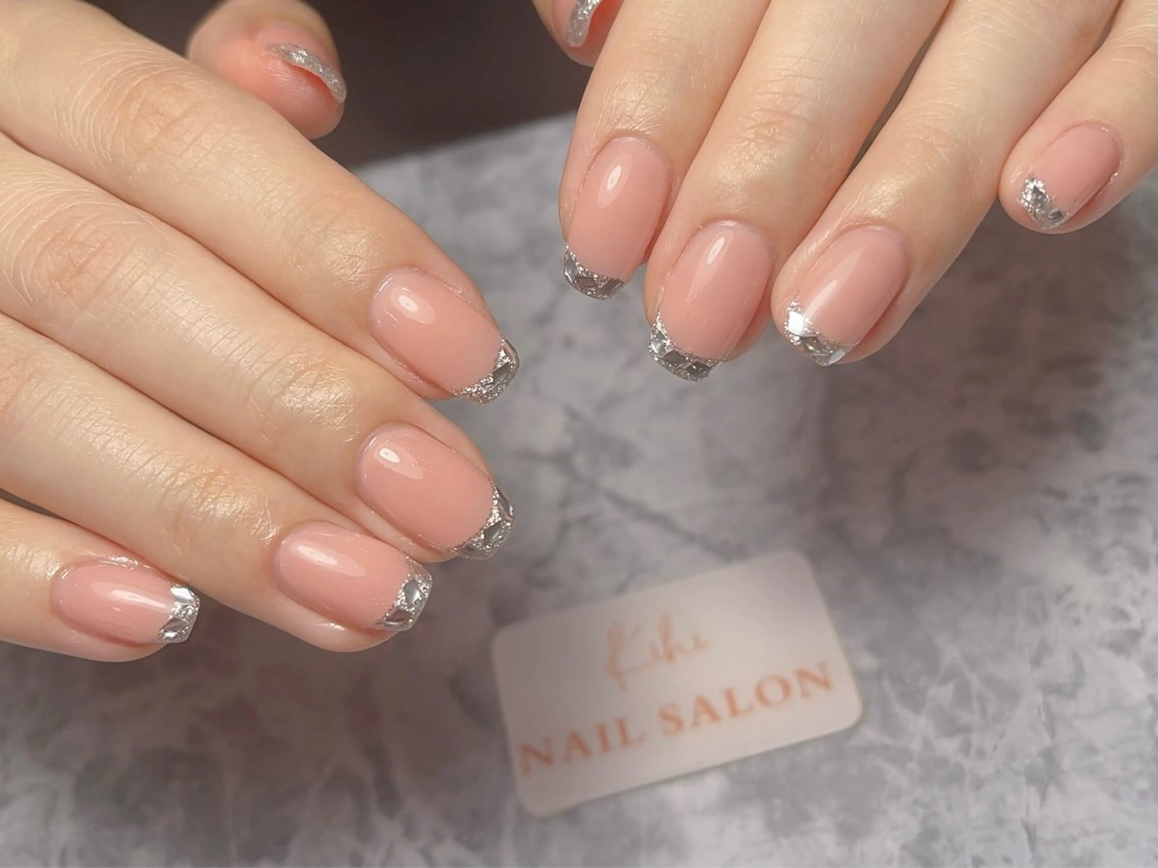 ネイル アートネイル フレンチネイル ジェルネイル グラデーション 韓国ネイル ハンドネイル ハンドケア さくら💮💮 【オフ無料】のネイルデザイン