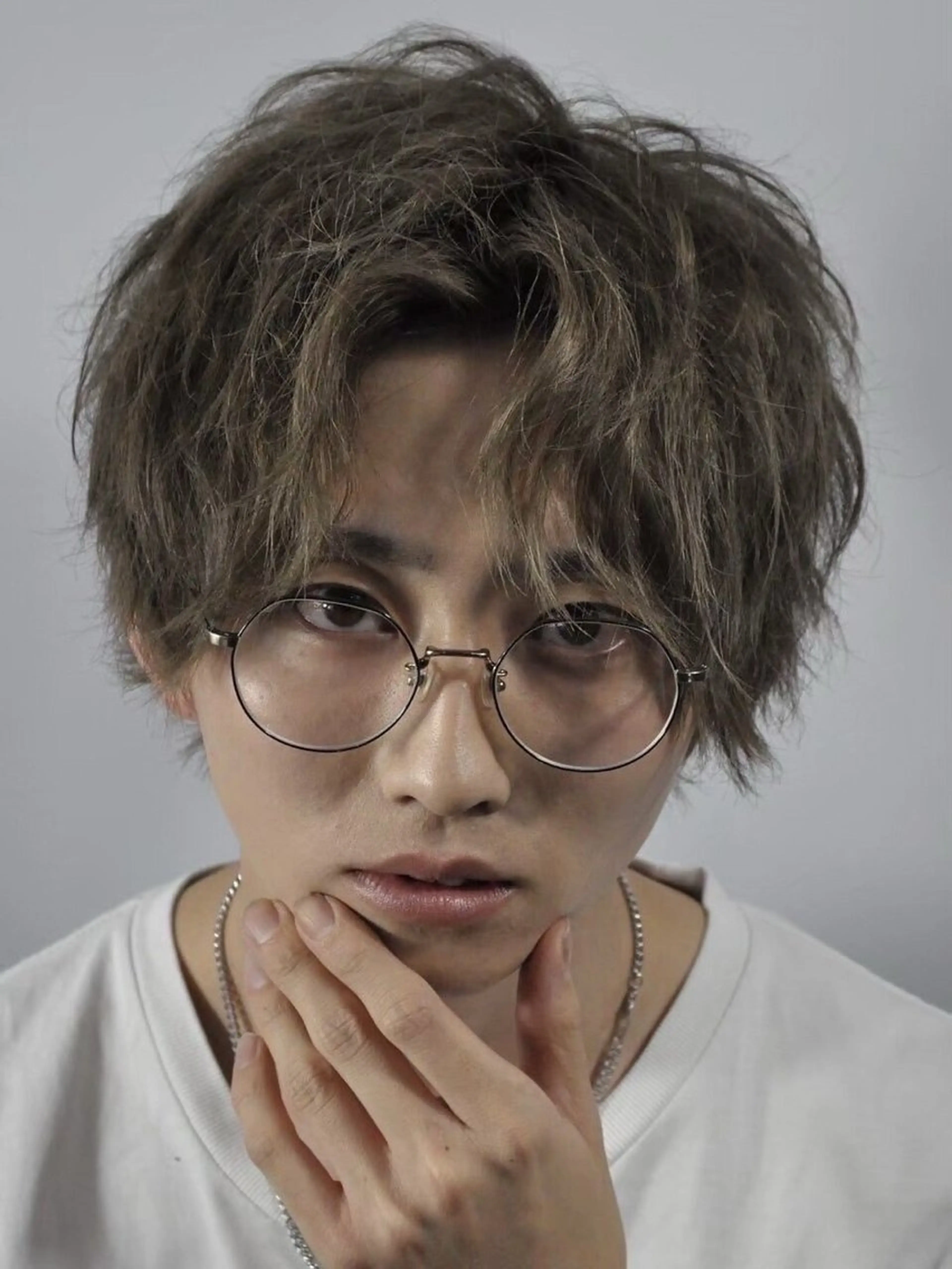 ミディアム 小島 優奈のヘアスタイル