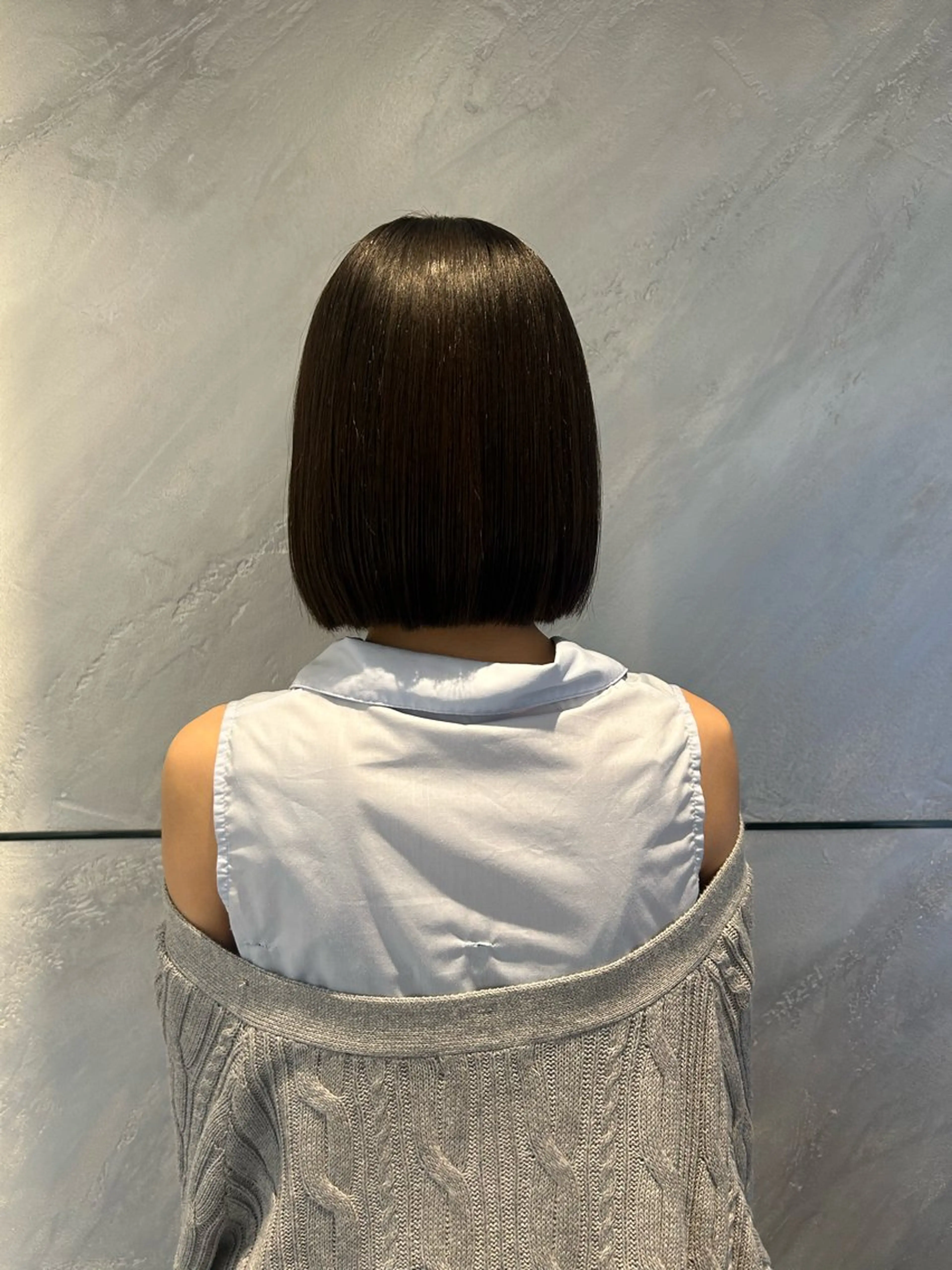 ミディアム 縮毛矯正 トリートメント ヘッドスパ sae /似合せカラー🫧のヘアスタイル