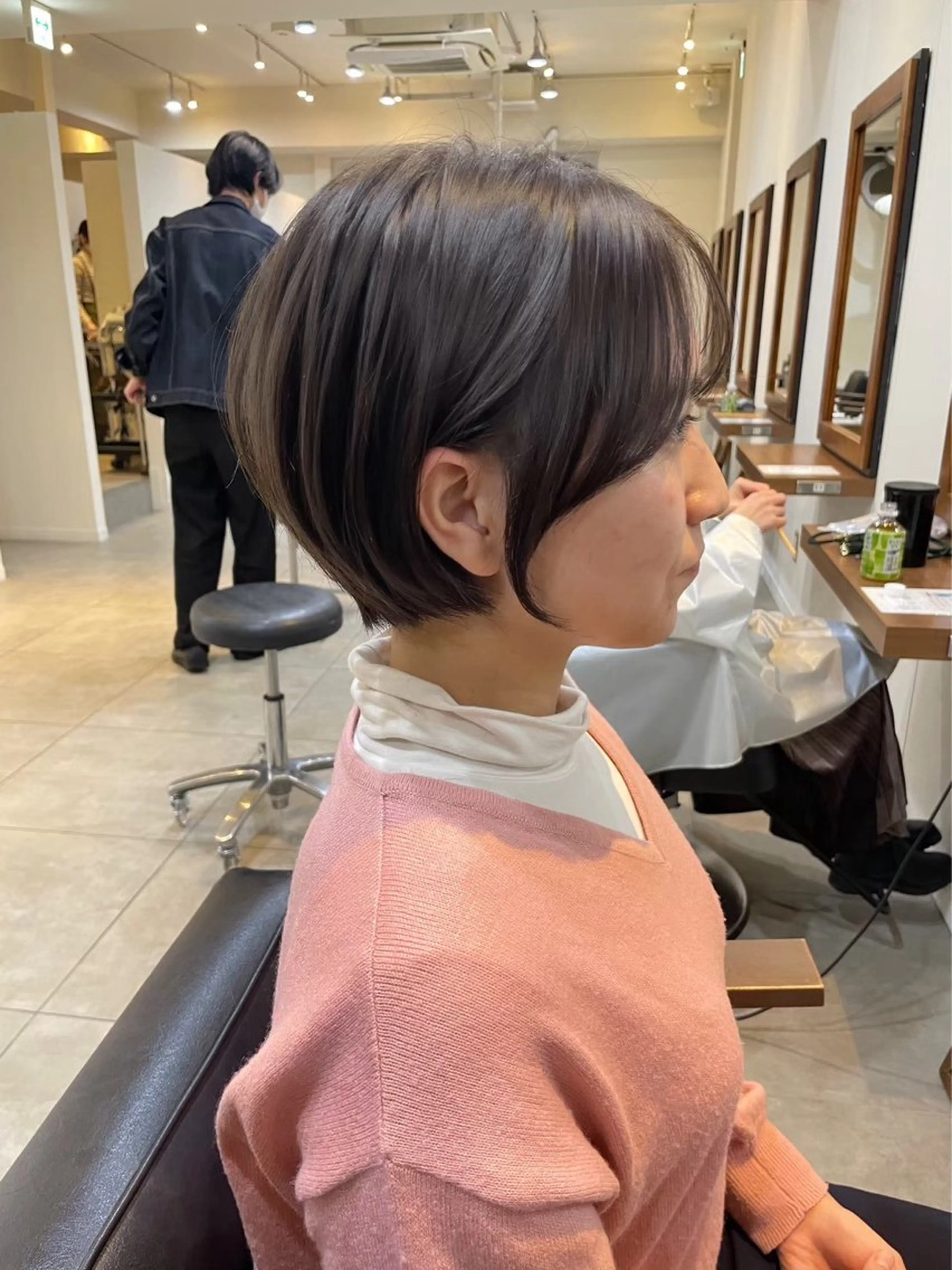 ショート カラー パーマ 無料カット/ ショート特化/表参道のヘアスタイル
