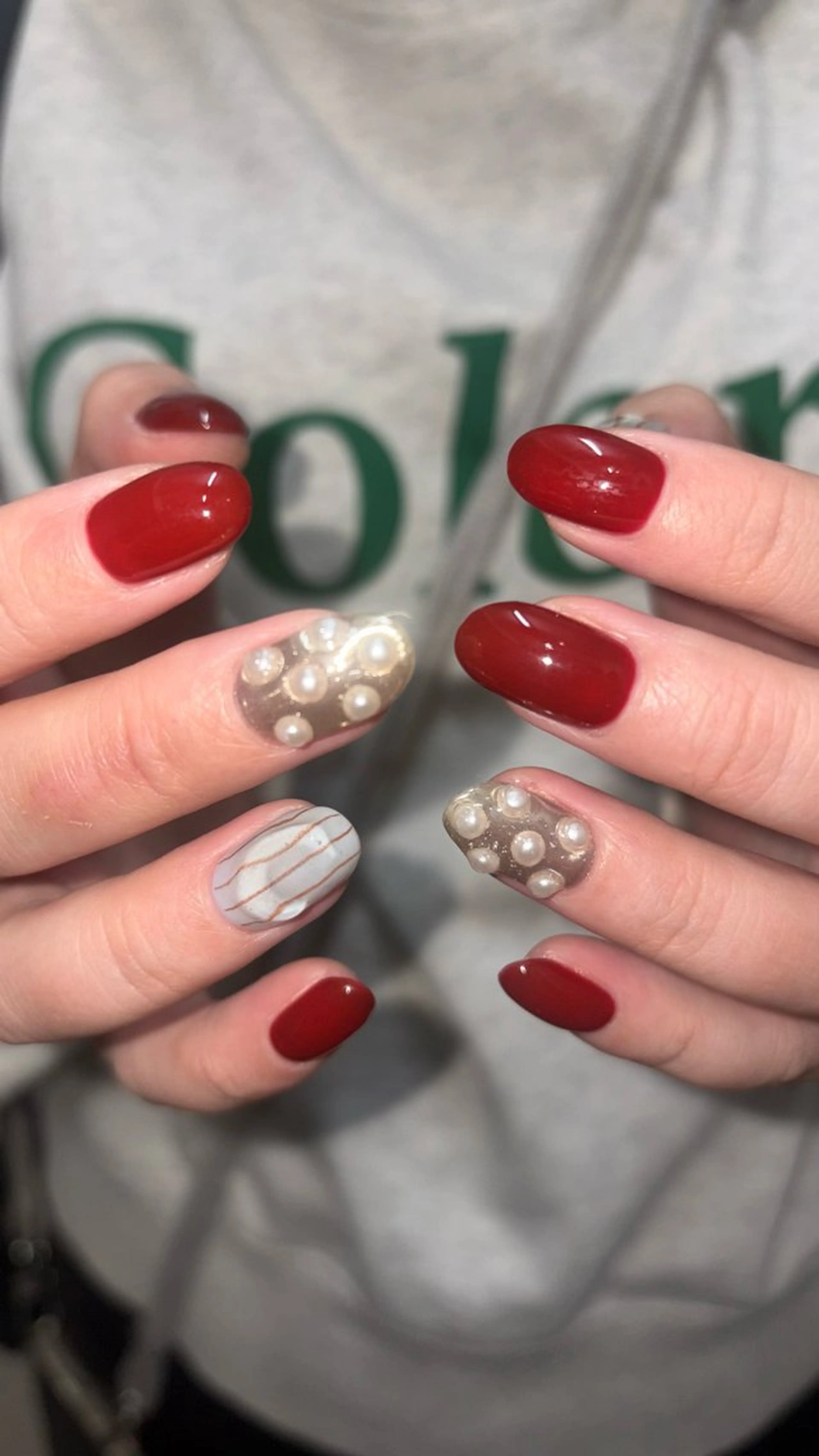 ネイル ハンドネイル カメレオン京橋🌻 草葉由佳のネイルデザイン