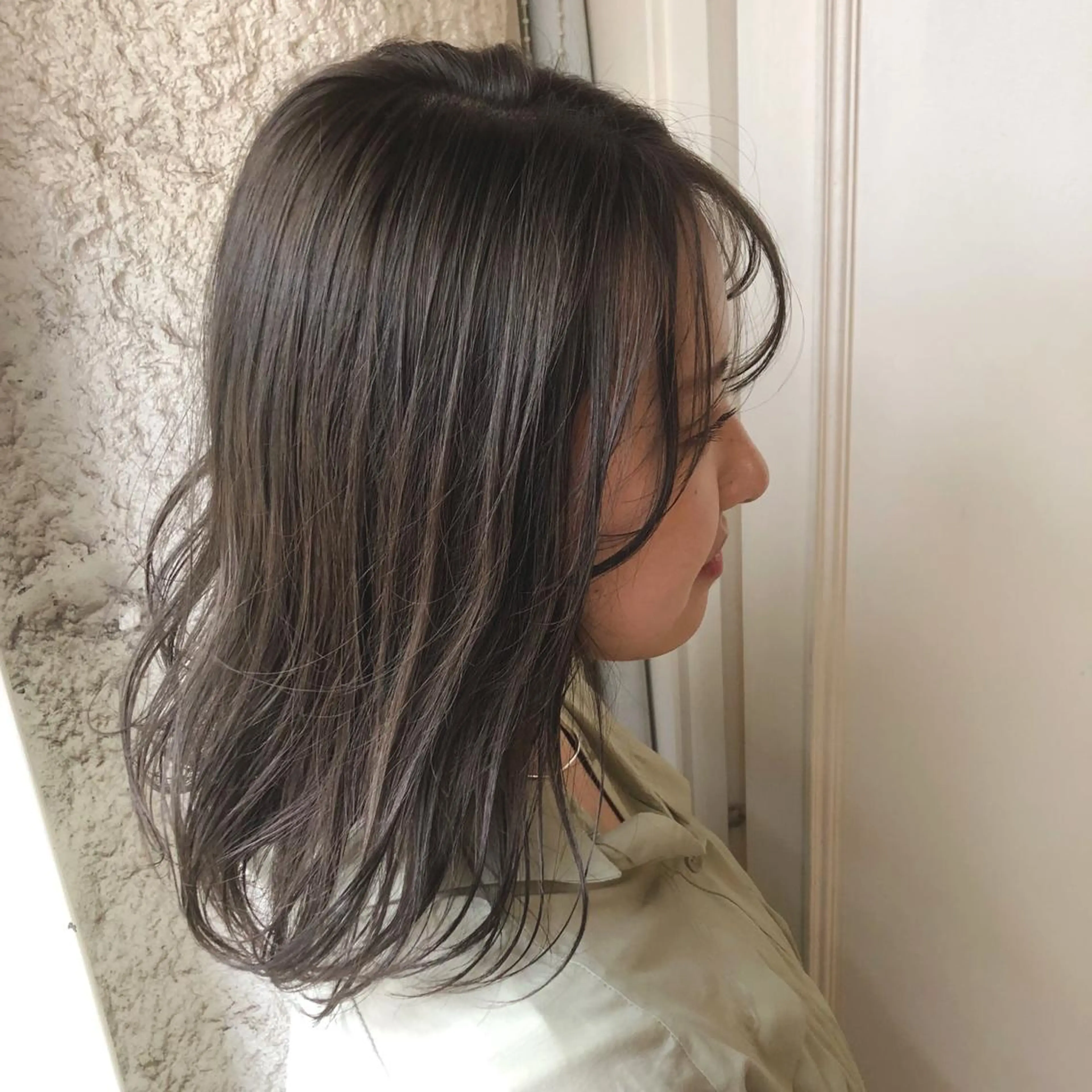 ロング カラー ヘアアレンジ 🤎艶髪×透明感🤎 【𝙔𝙐𝙕𝙐】のヘアスタイル