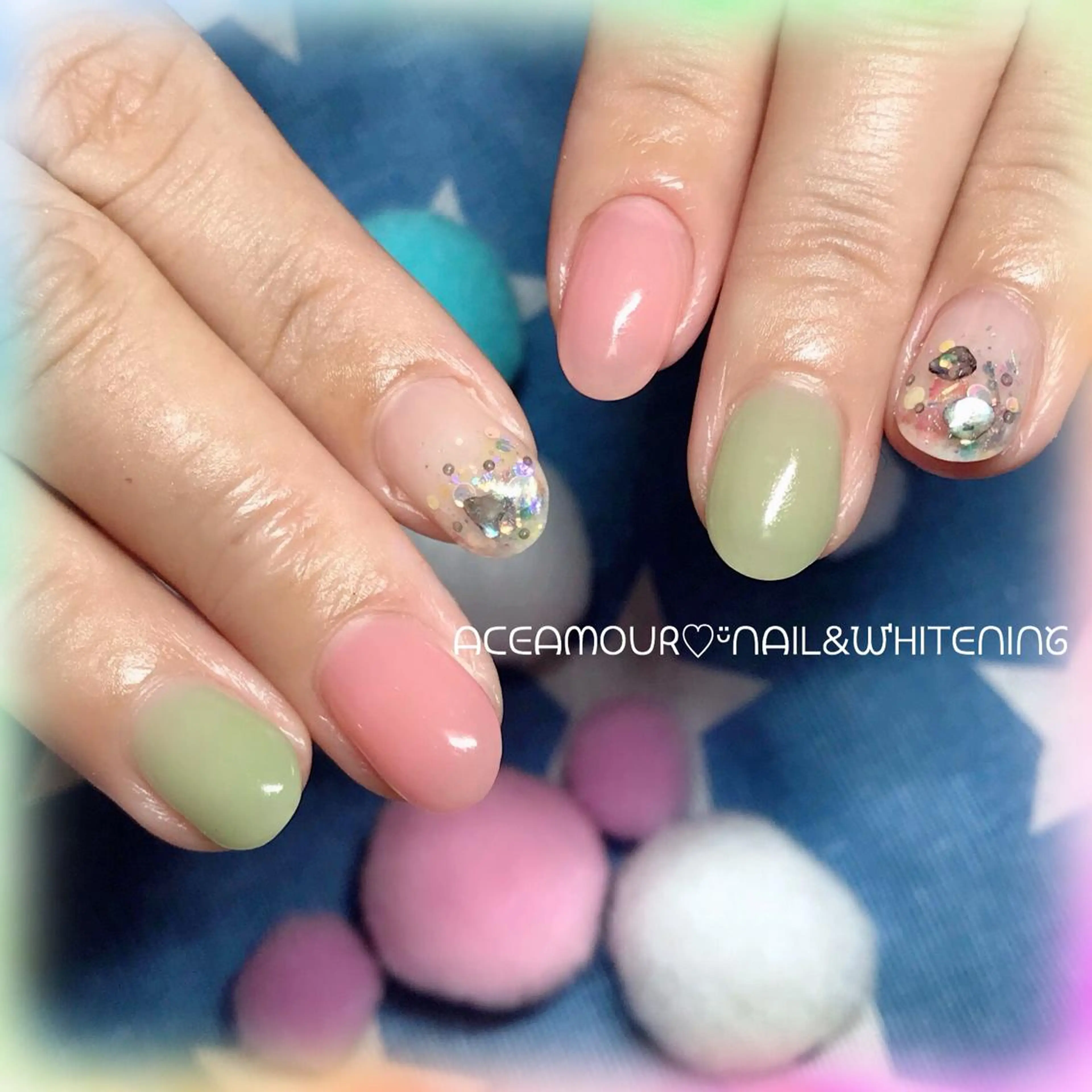 ネイル ネイル/耳つぼ /新ホワイトニングのネイルデザイン