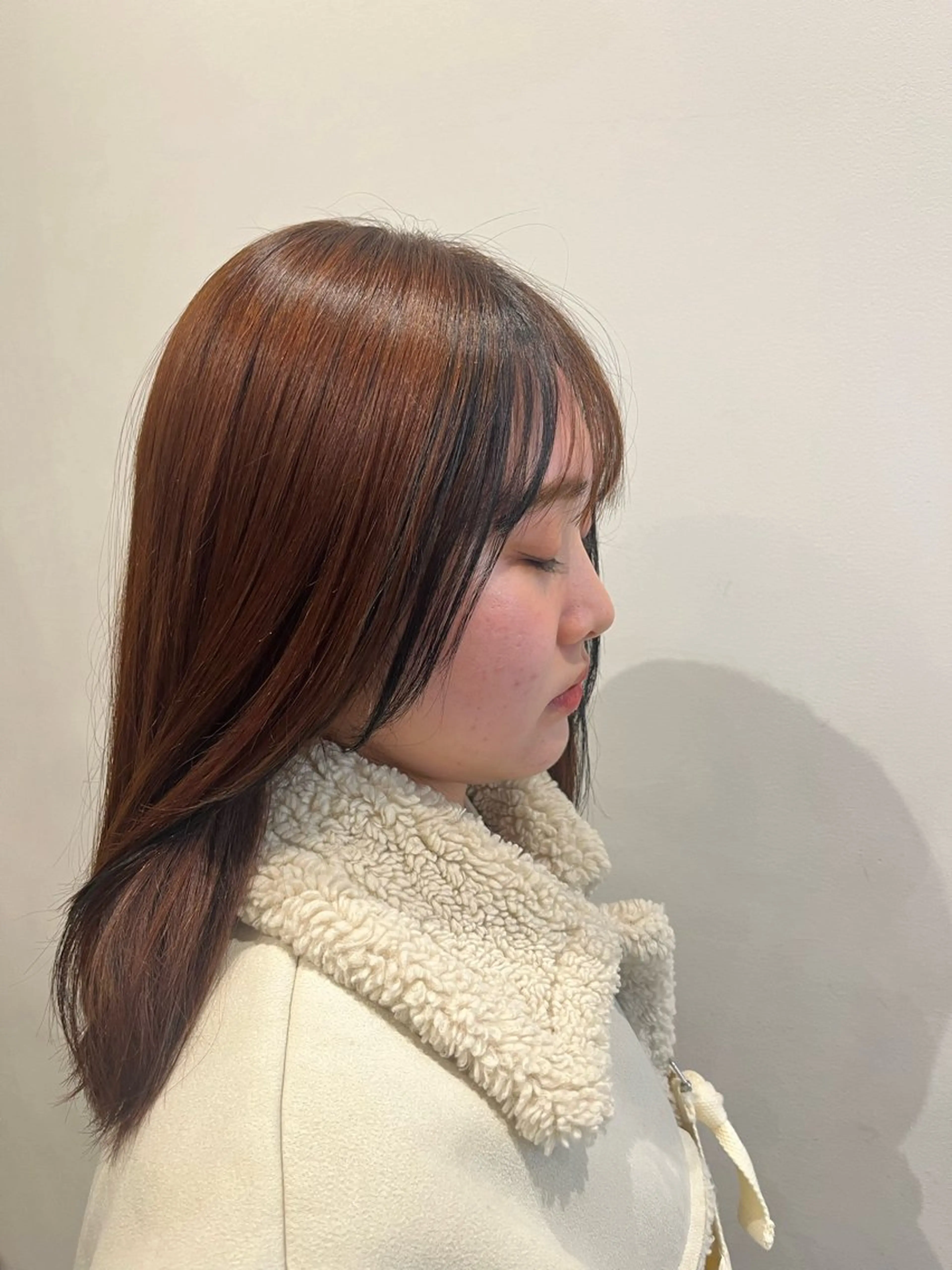ミディアム カラー utsumi uran 吉祥寺のヘアスタイル