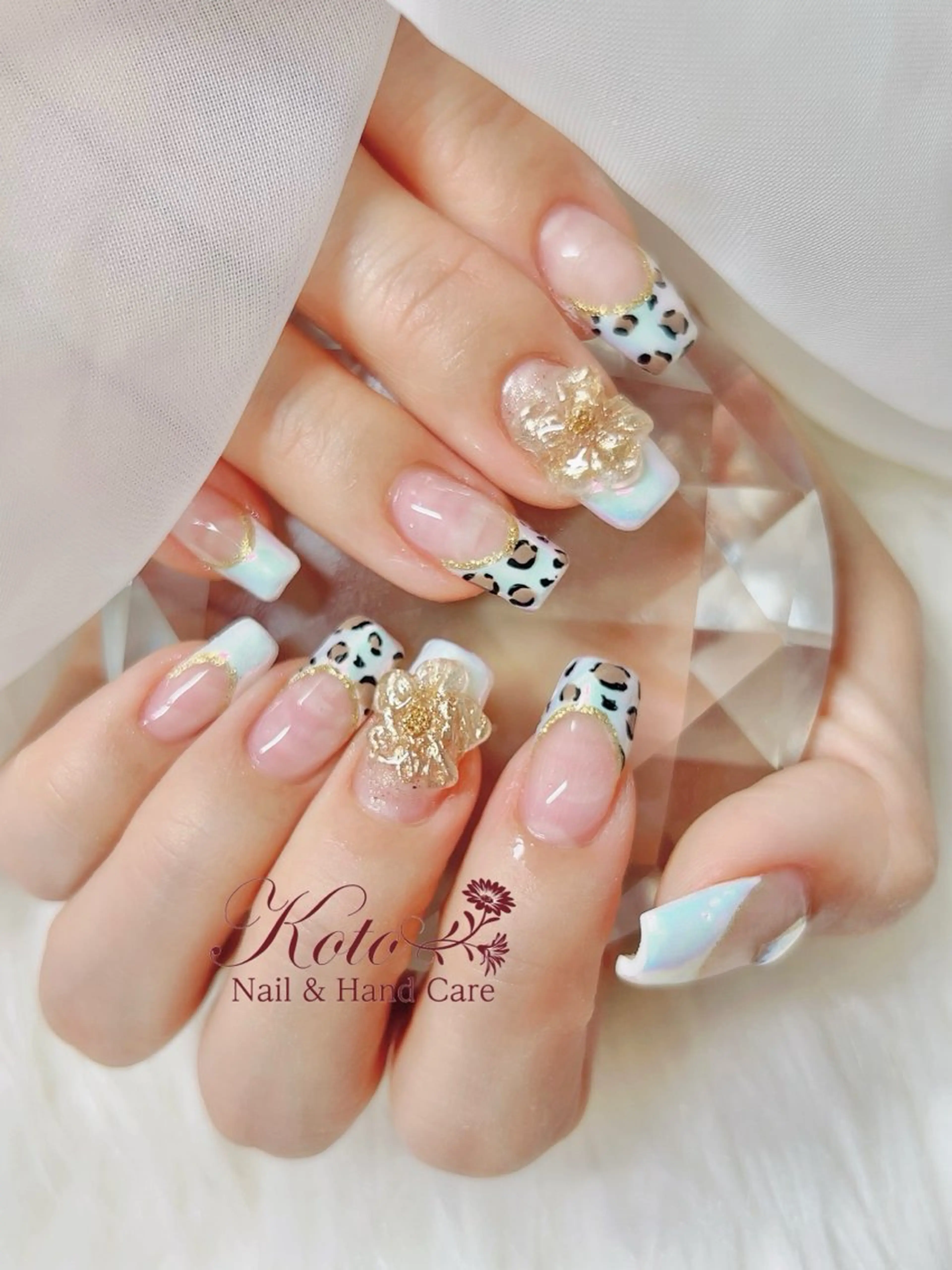 ネイル 長さ出し ジェルネイル 持ち込み ニュアンスネイル 赤色 ハンドネイル Nail Salon KOTOのネイルデザイン