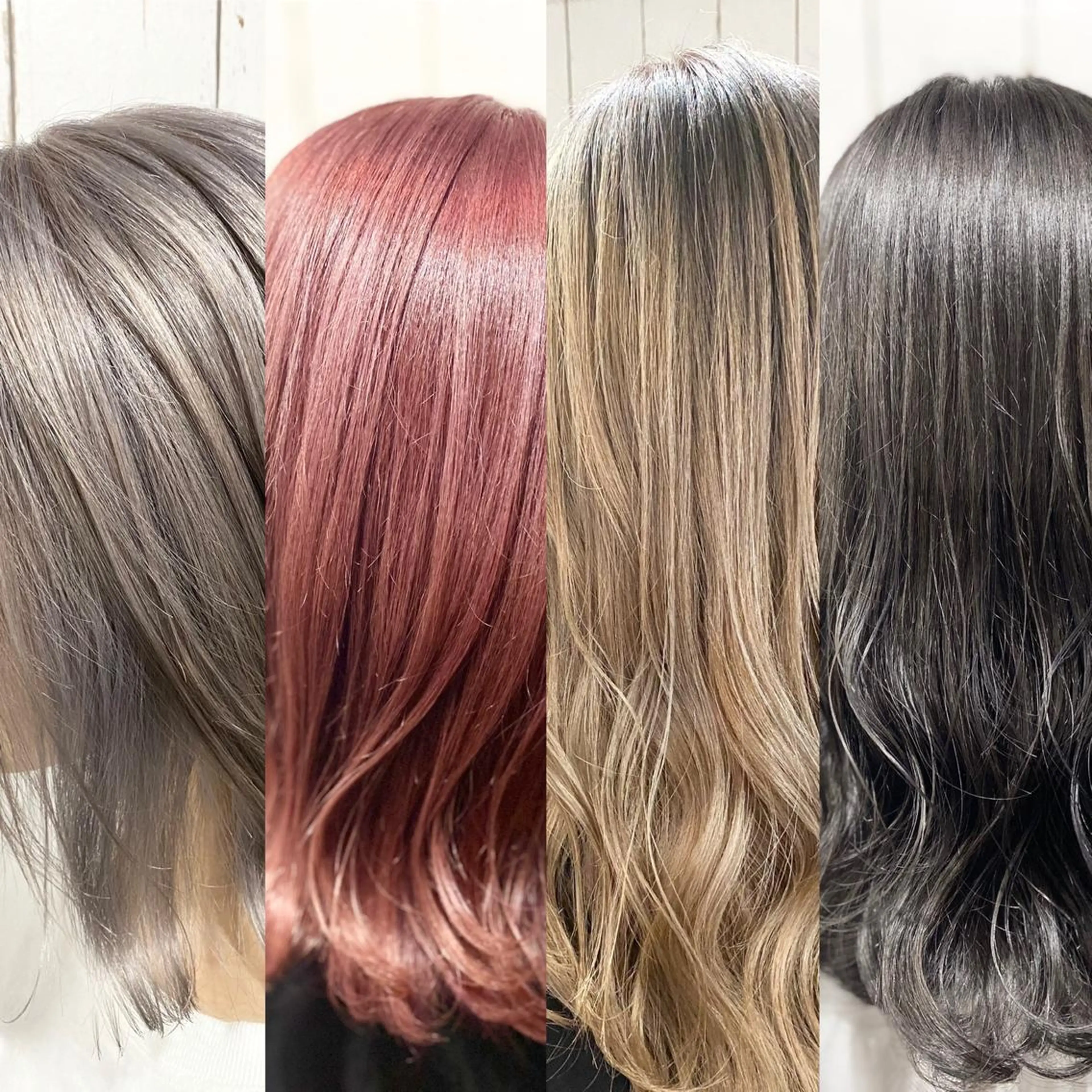 セミロング カラー パーマ ヘアアレンジ アッシュ バレイヤージュ ベージュカラー ブリーチ 透明感カラー ヘアカラー トリートメント 👑指名率No.1 👑坂口飛翔のヘアスタイル