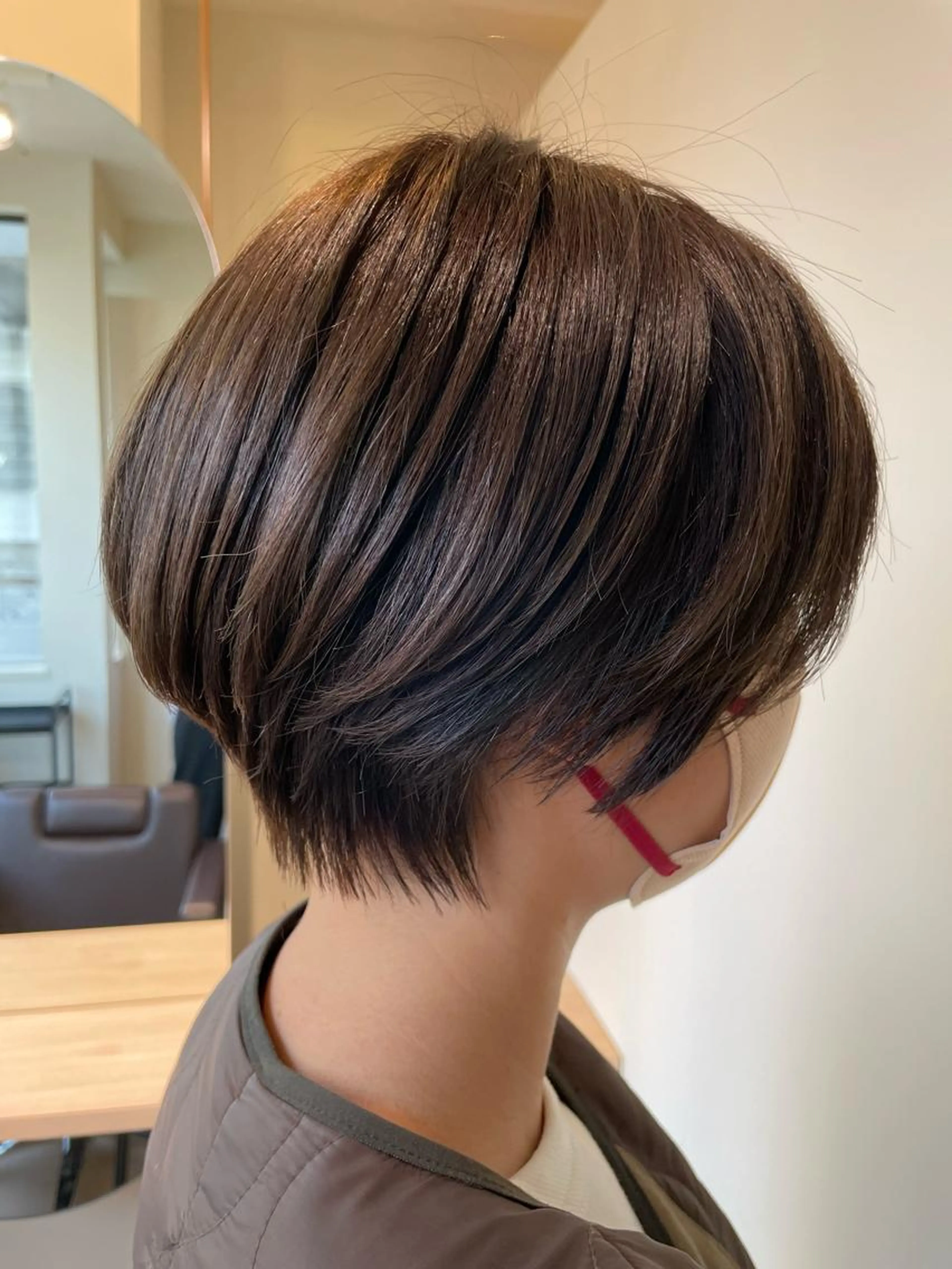 【ショート限定部分ストレート】カット＋部分ストレート＋トリートメントの写真