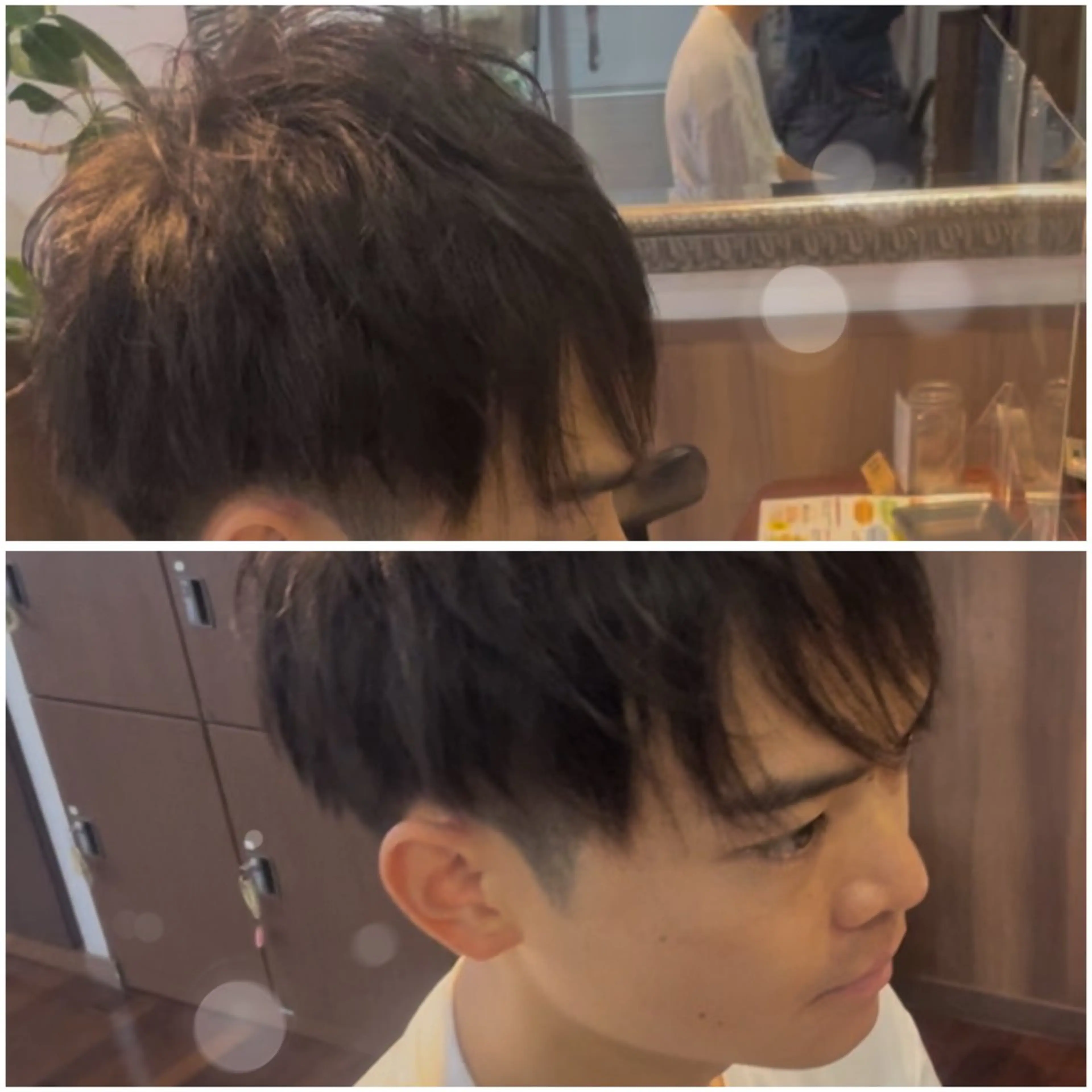 ショート パーマ メンズ マッシュ メンズパーマ 刈り上げ 福見 美保のヘアスタイル