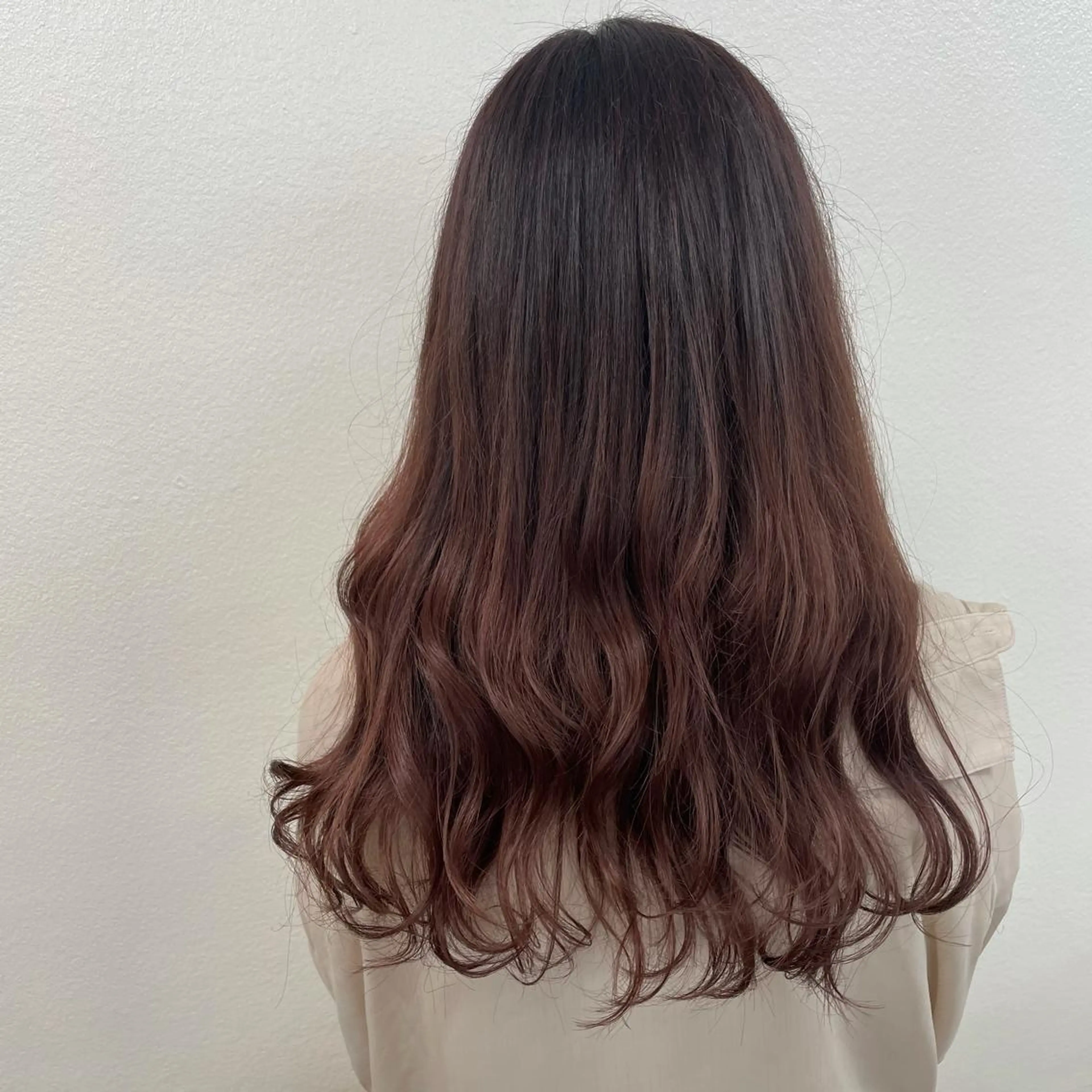 セミロング カラー ヘアアレンジ ブラウンカラー トリートメント 酸熱トリートメント 🤍ベージュ×艶髪 🤍Ryuta🤍のヘアスタイル