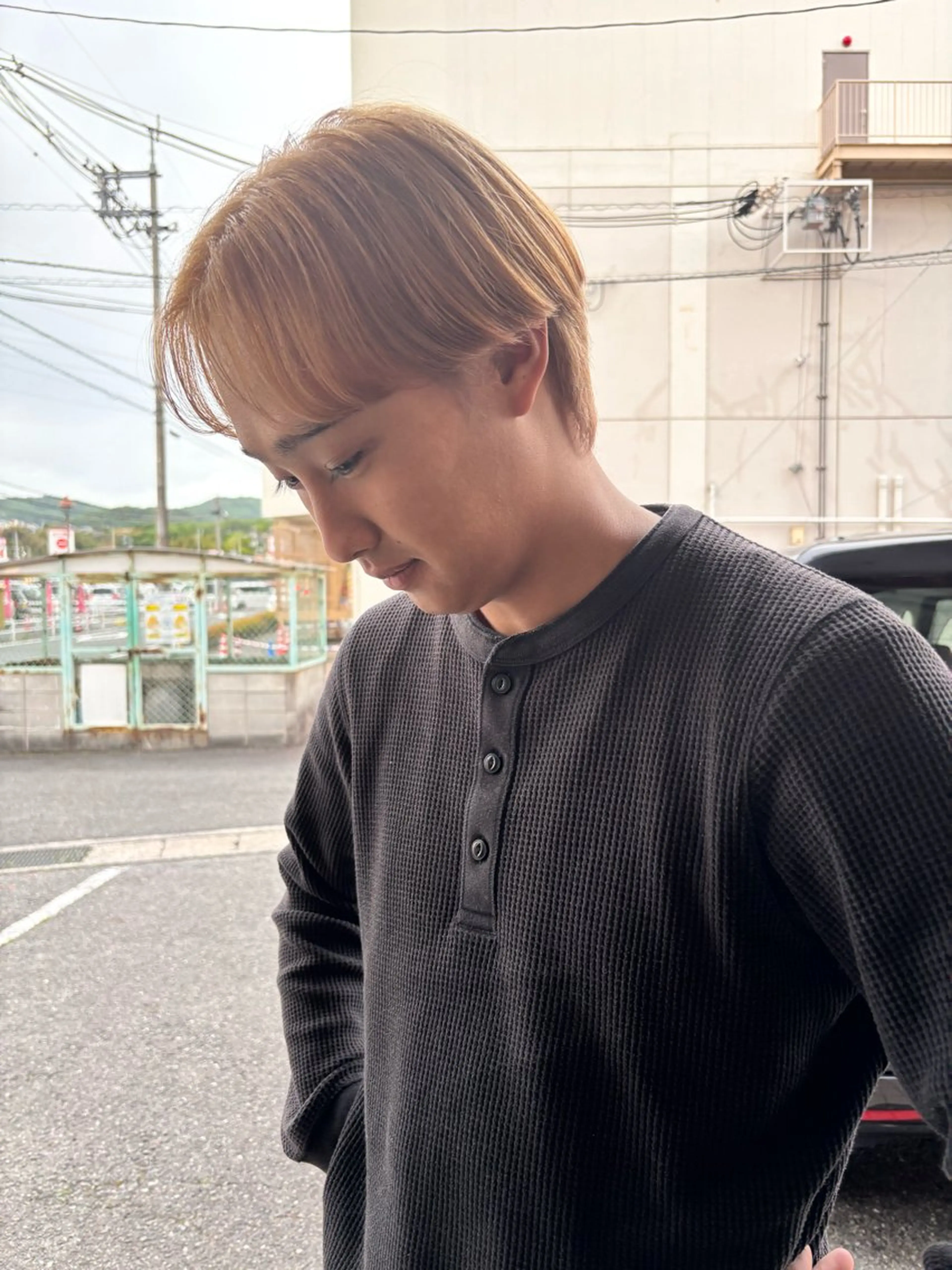ショート メンズ メンズハイトーン RINA /MaisonINEのヘアスタイル