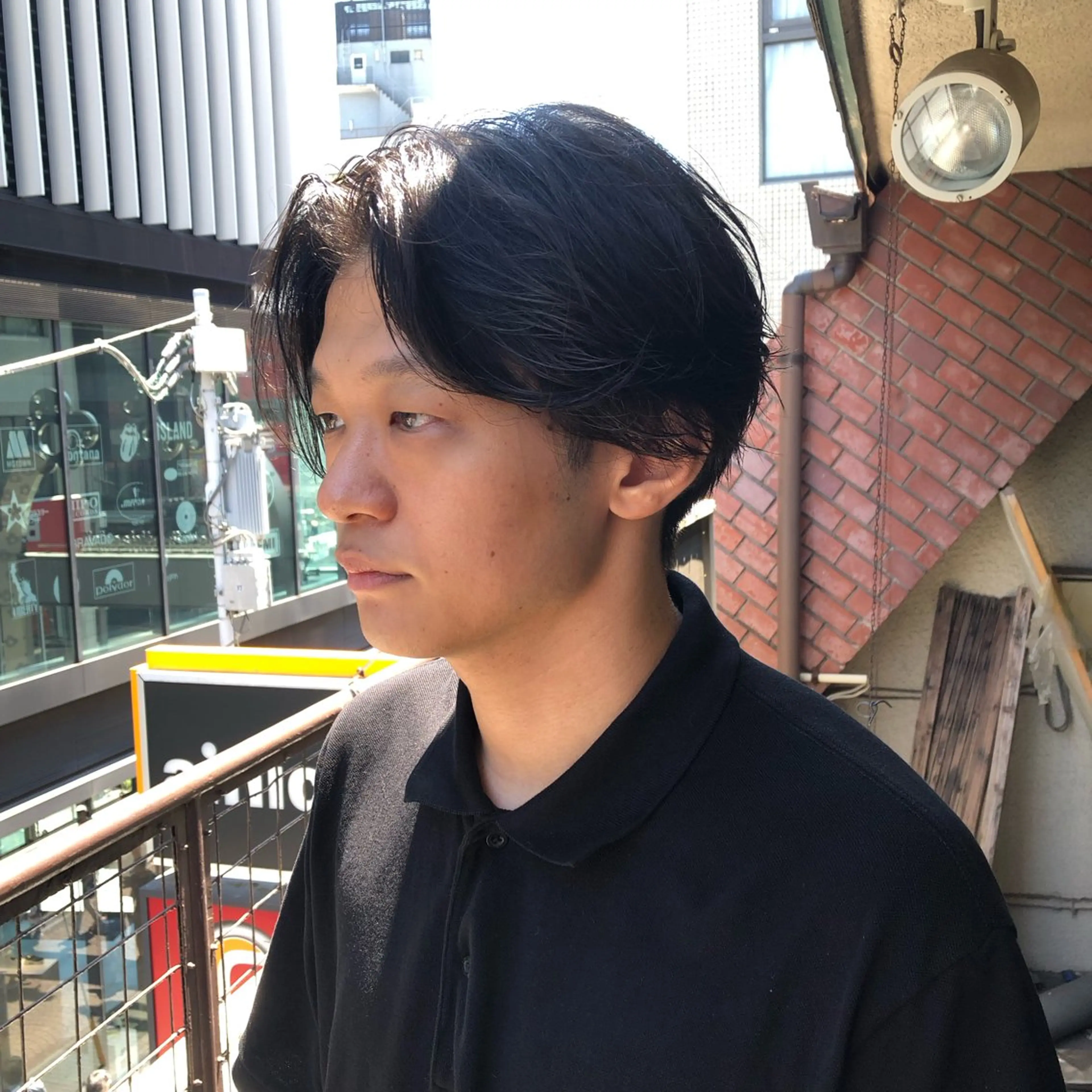 ヘアアレンジ メンズ センターパート メンズパーマ カット トリートメント ヘアセット メンズ特化✂️栗原 侑也のヘアスタイル