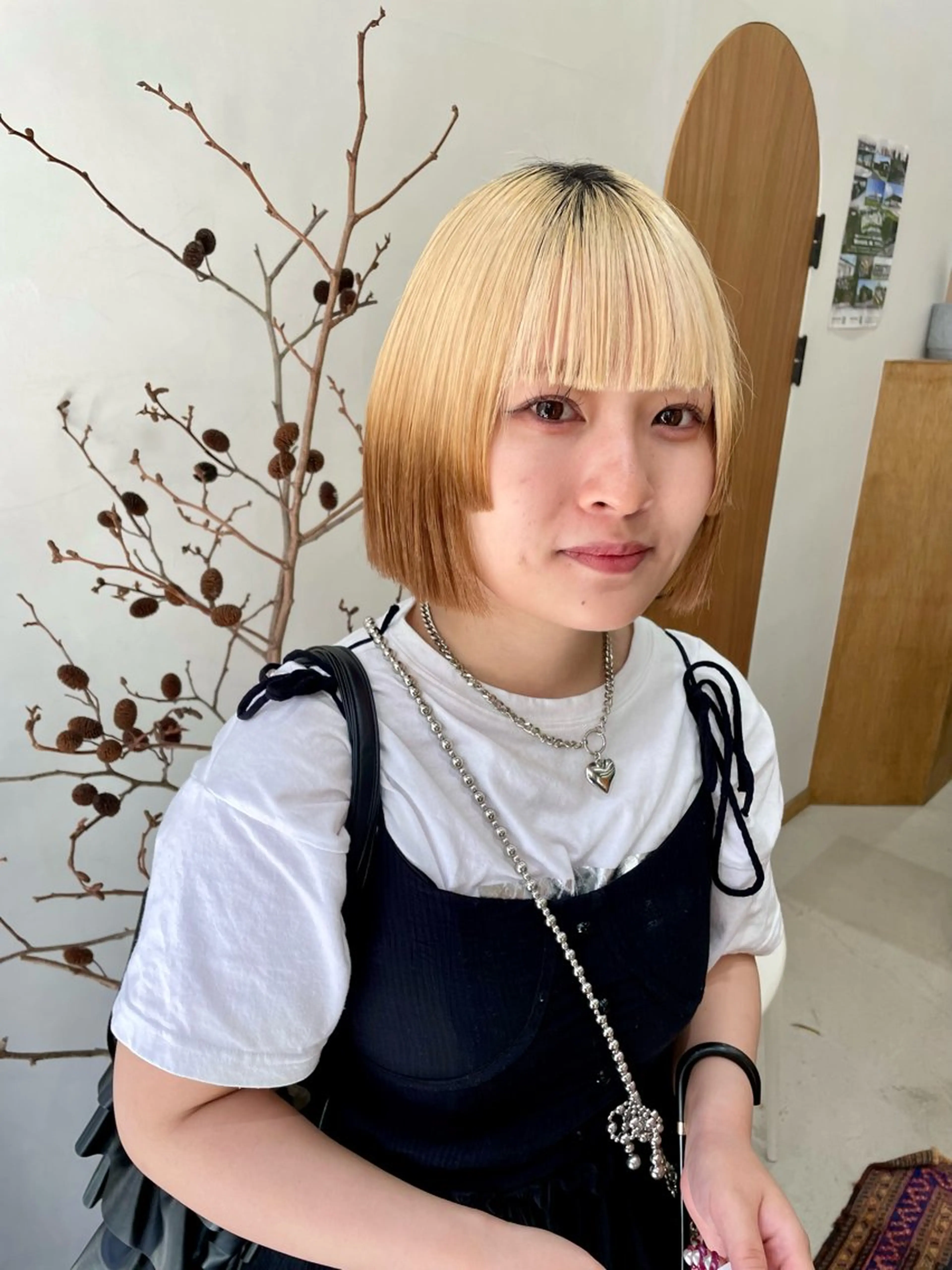 ミディアム カラー パーマ ヘアアレンジ メンズ グラデーションカラー ボブ カット ヘアカラー トリートメント tatsumi/ボブ ウルフ/レイヤーのヘアスタイル