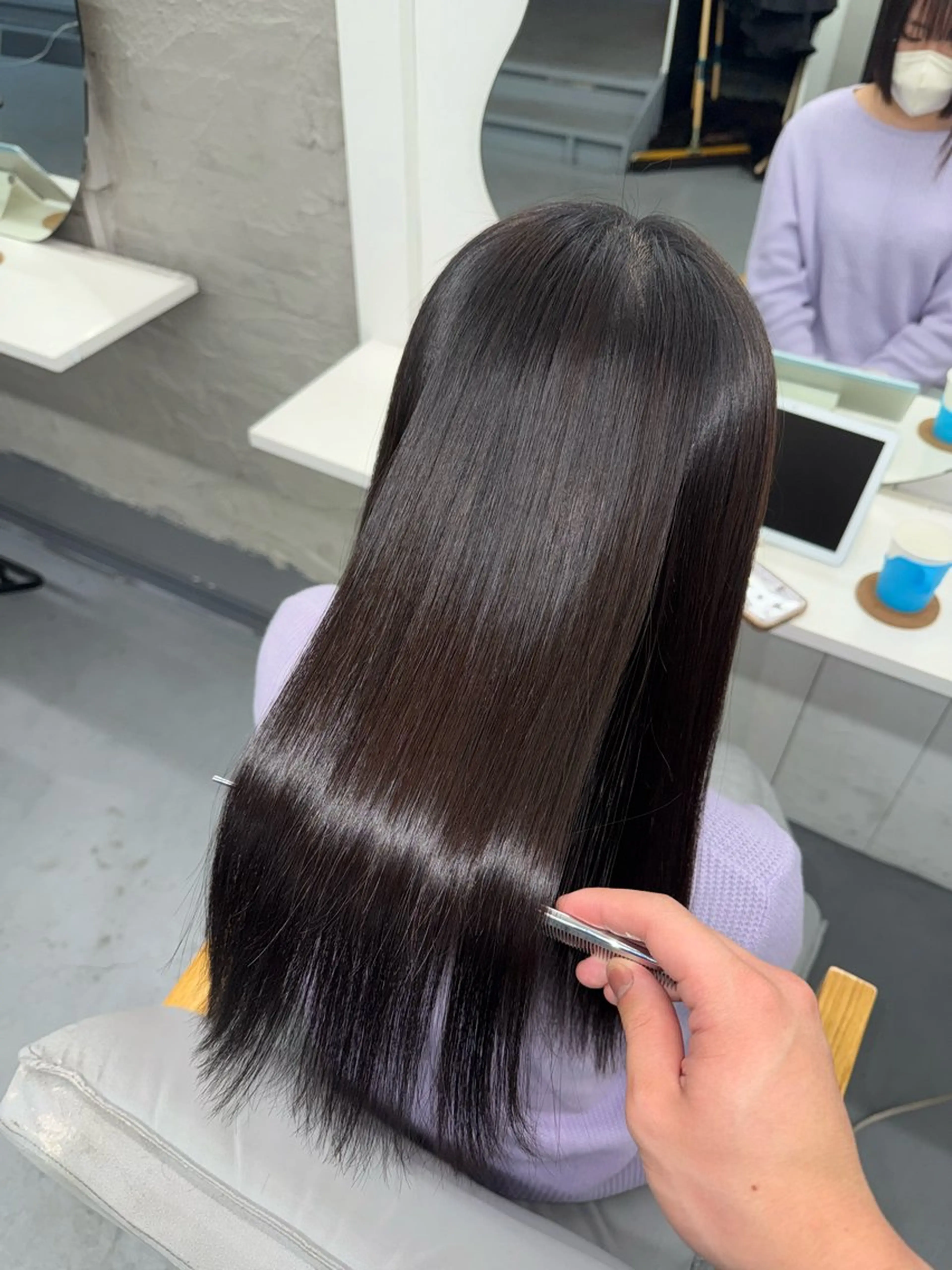 ロング カット 縮毛矯正 (柏)美髪矯正 髪質改善特化だいちのヘアスタイル