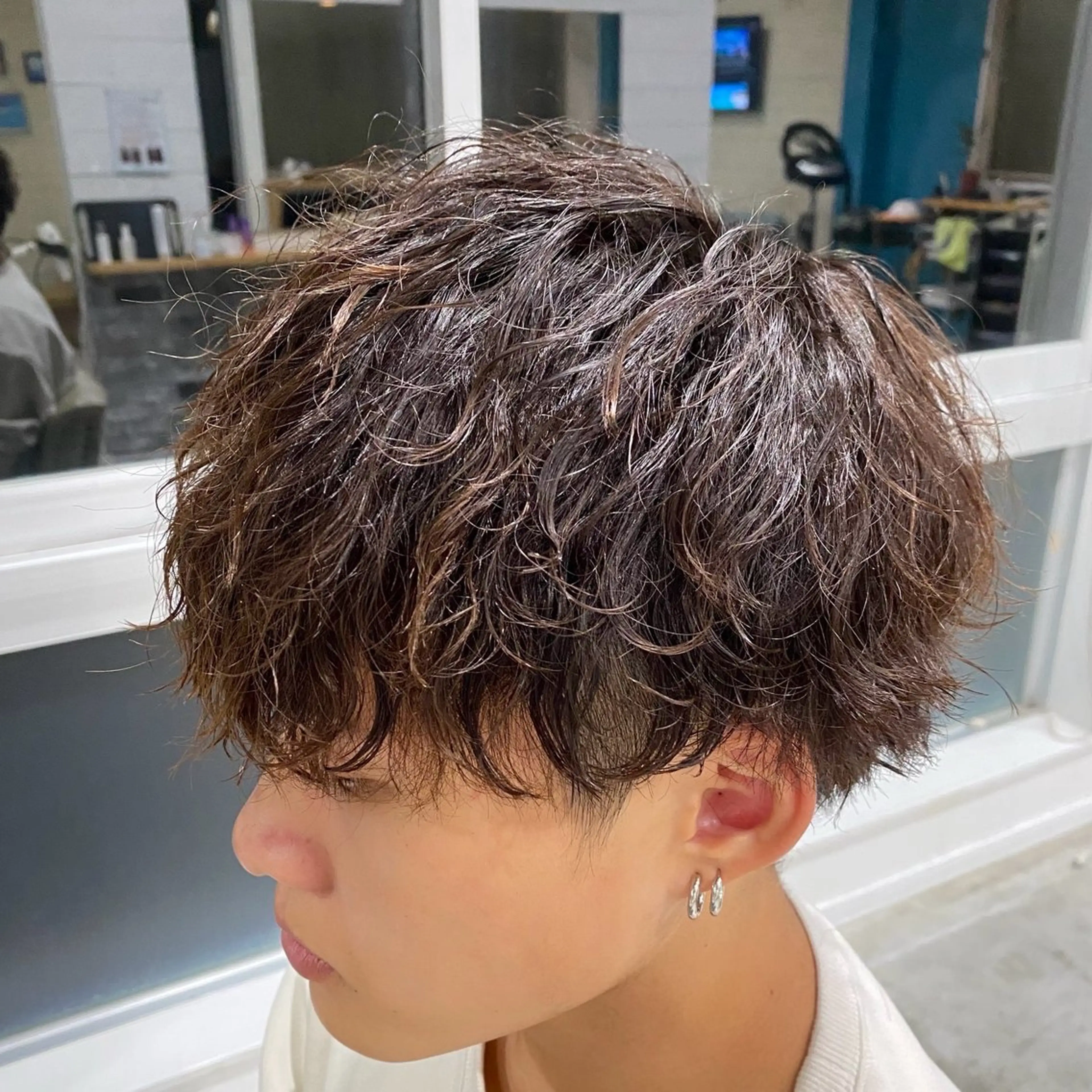 パーマ メンズ カット パーマ トリートメント ヘッドスパ メンズパーマ 小澤太雅のヘアスタイル