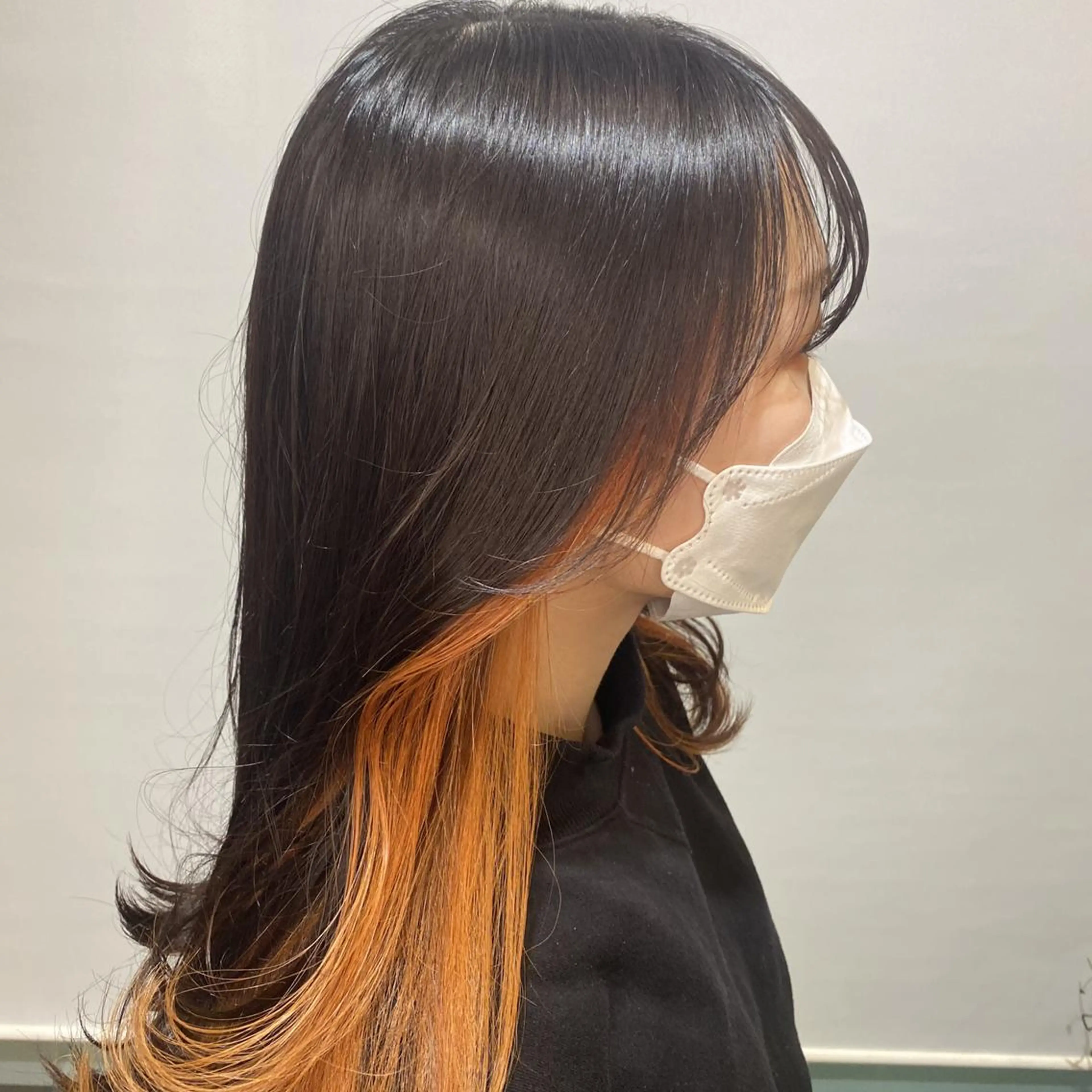 カラー ロング カット ヘアカラー レイヤー 髪質改善 fiti横須賀中央のヘアスタイル