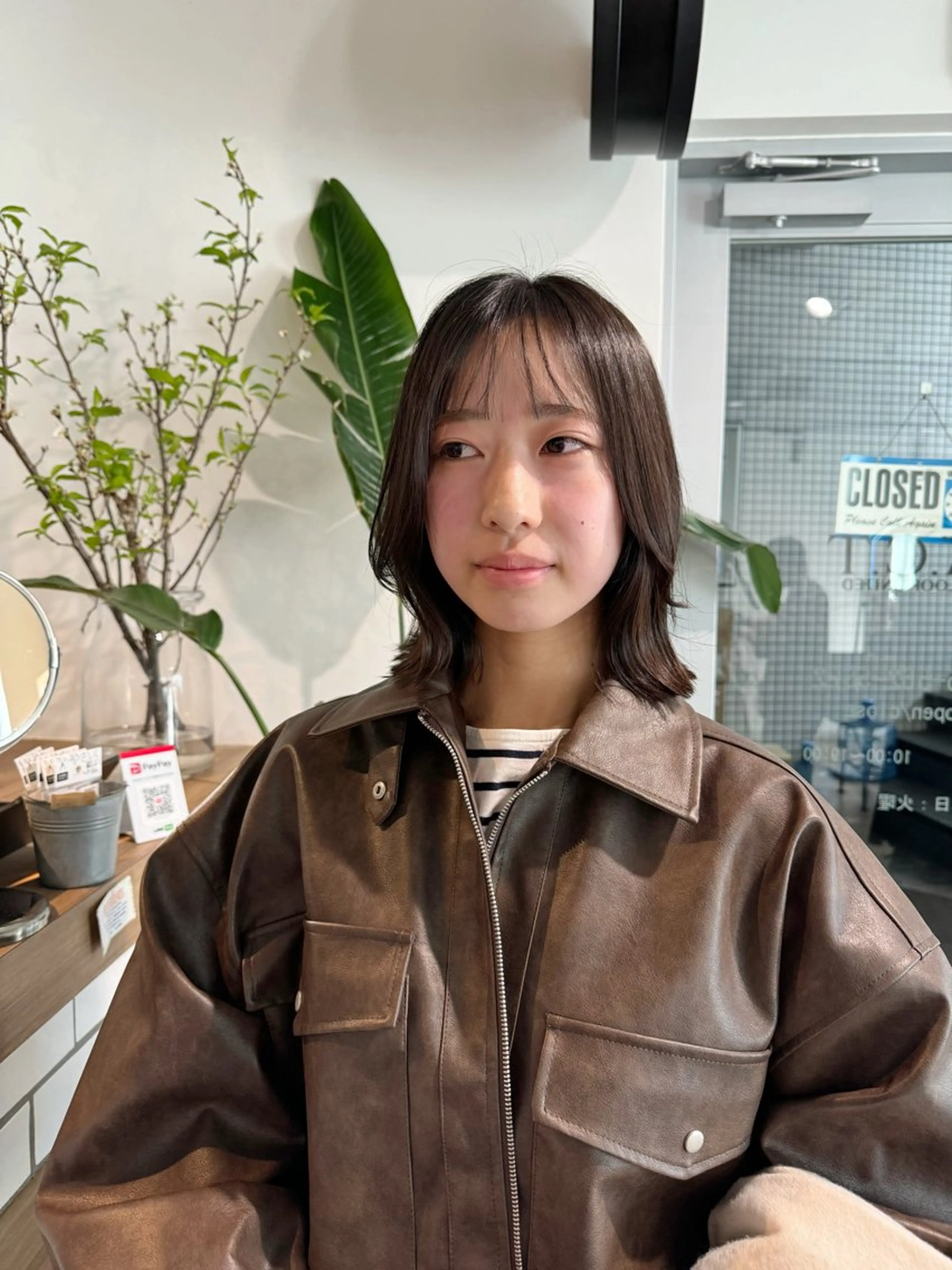 ミディアム くびれヘア レイヤーカット レイヤー/大人ボブ 渡邉【日吉美容室】のヘアスタイル