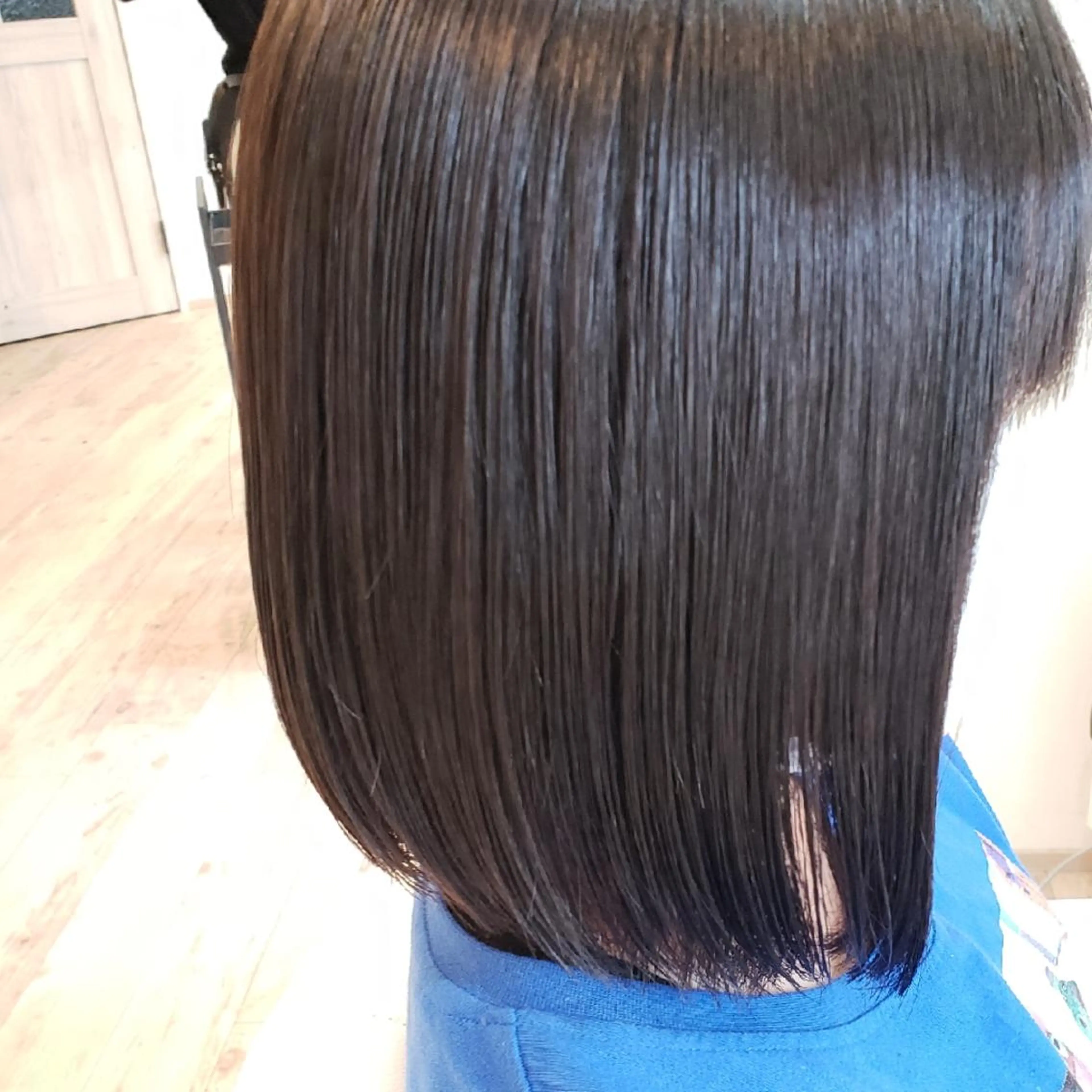 ミディアム 縮毛矯正 Poly-F... ayaのヘアスタイル