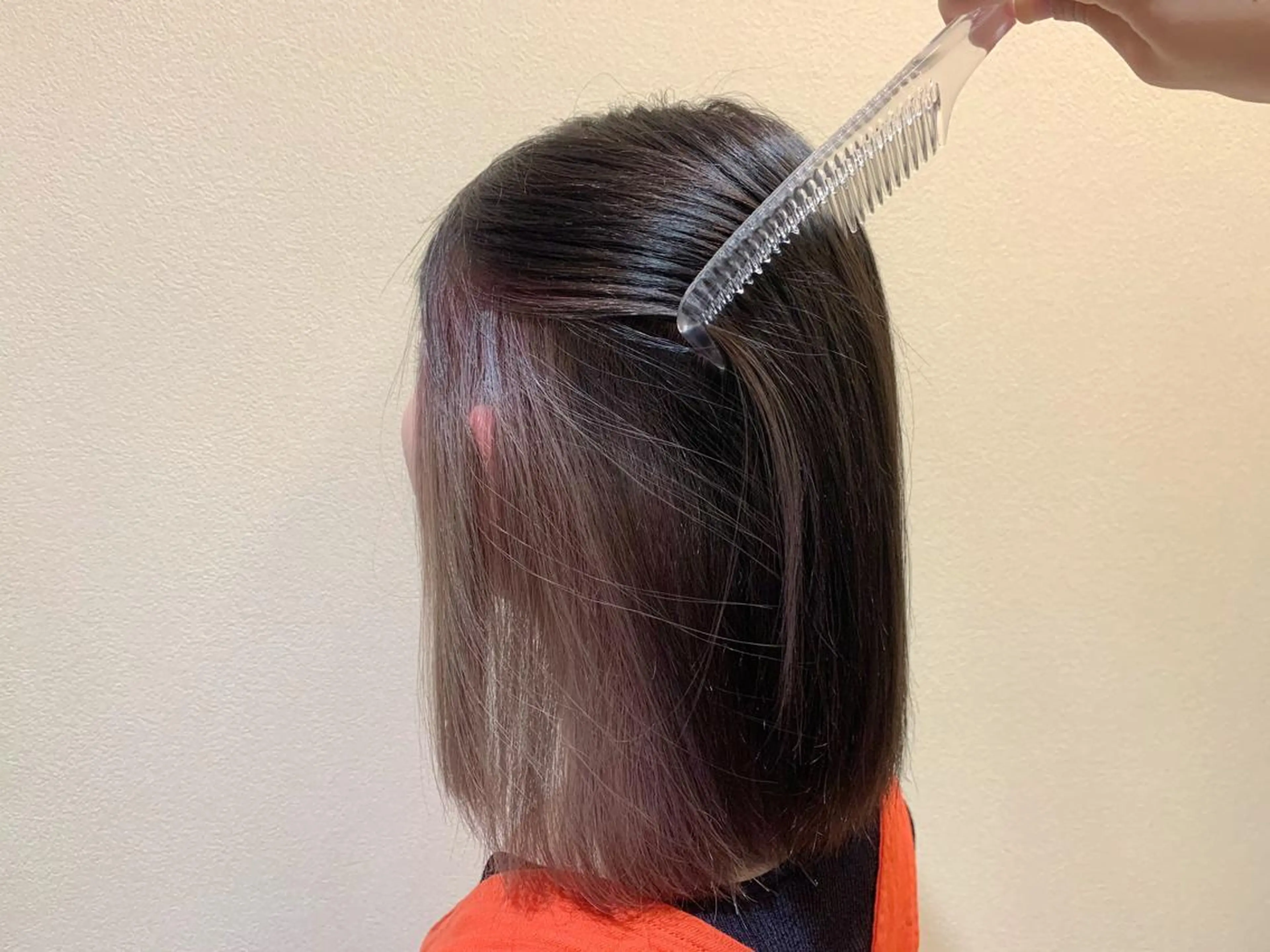 ミディアム カラー ヘアアレンジ キッズ ネイル マツエク・マツパ 切りっぱなしヘアボブ ミディアムヘアRYOのヘアスタイル