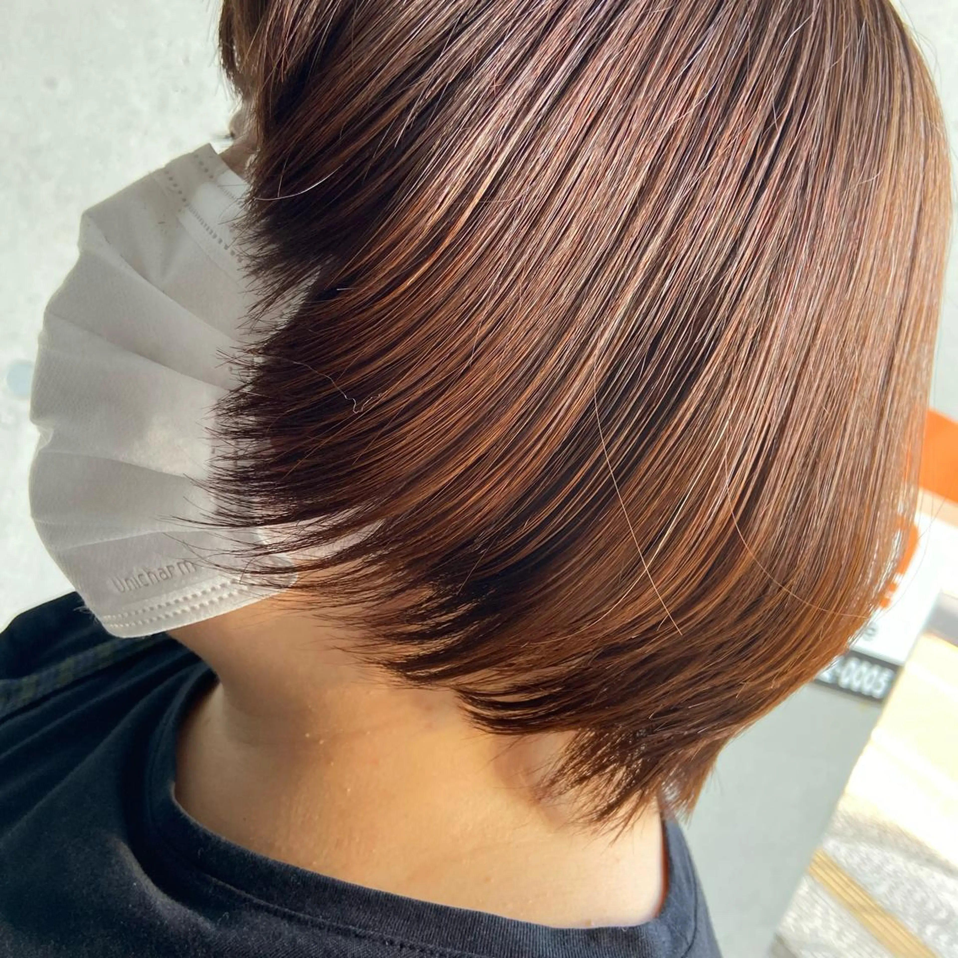 ショート カラー アッシュ 顔周りカット 大人女性の艶カット カラー/菊池柊真🌟のヘアスタイル