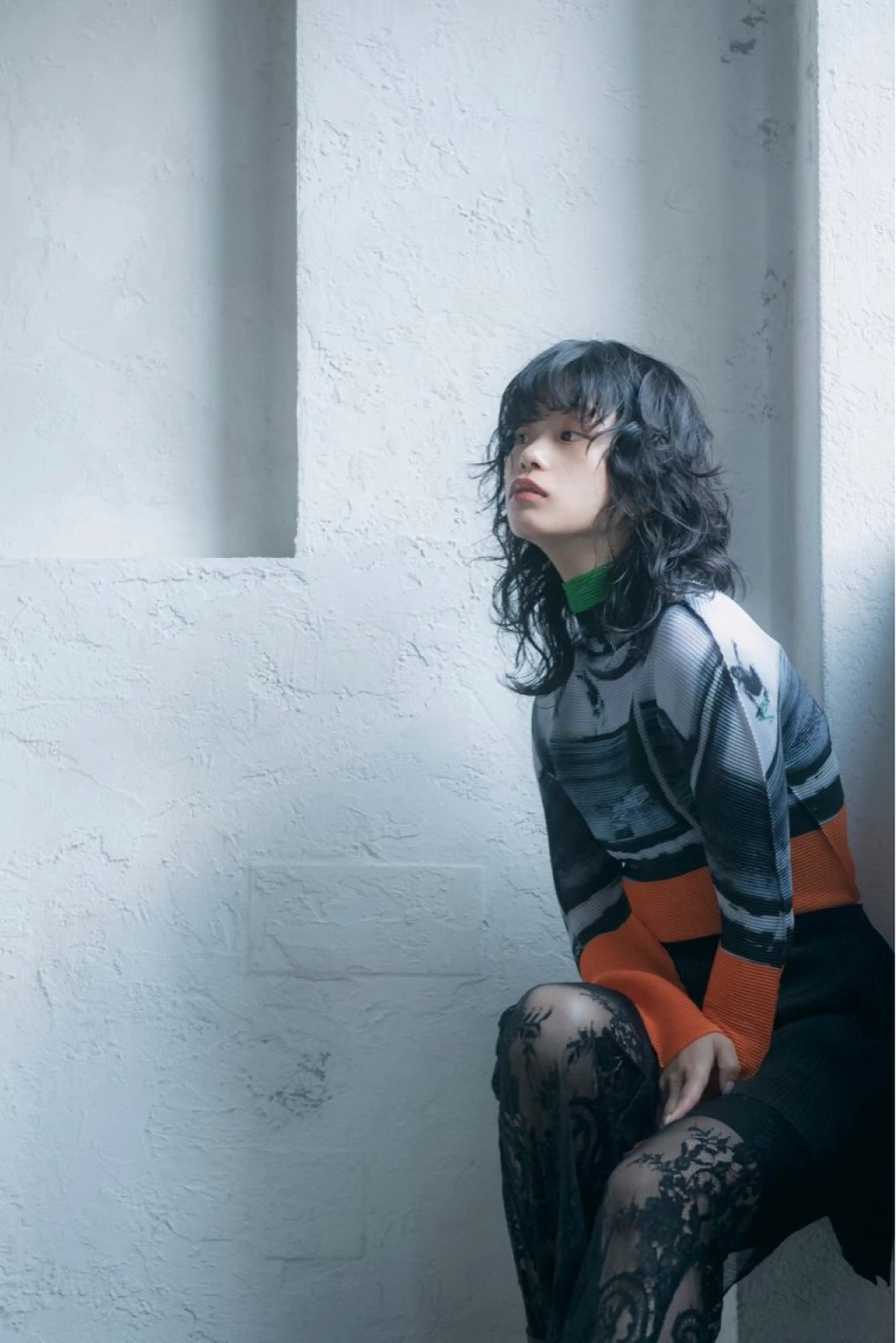 ミディアム パーマ 柔らかい縮毛矯正/ ボブ/北林のヘアスタイル