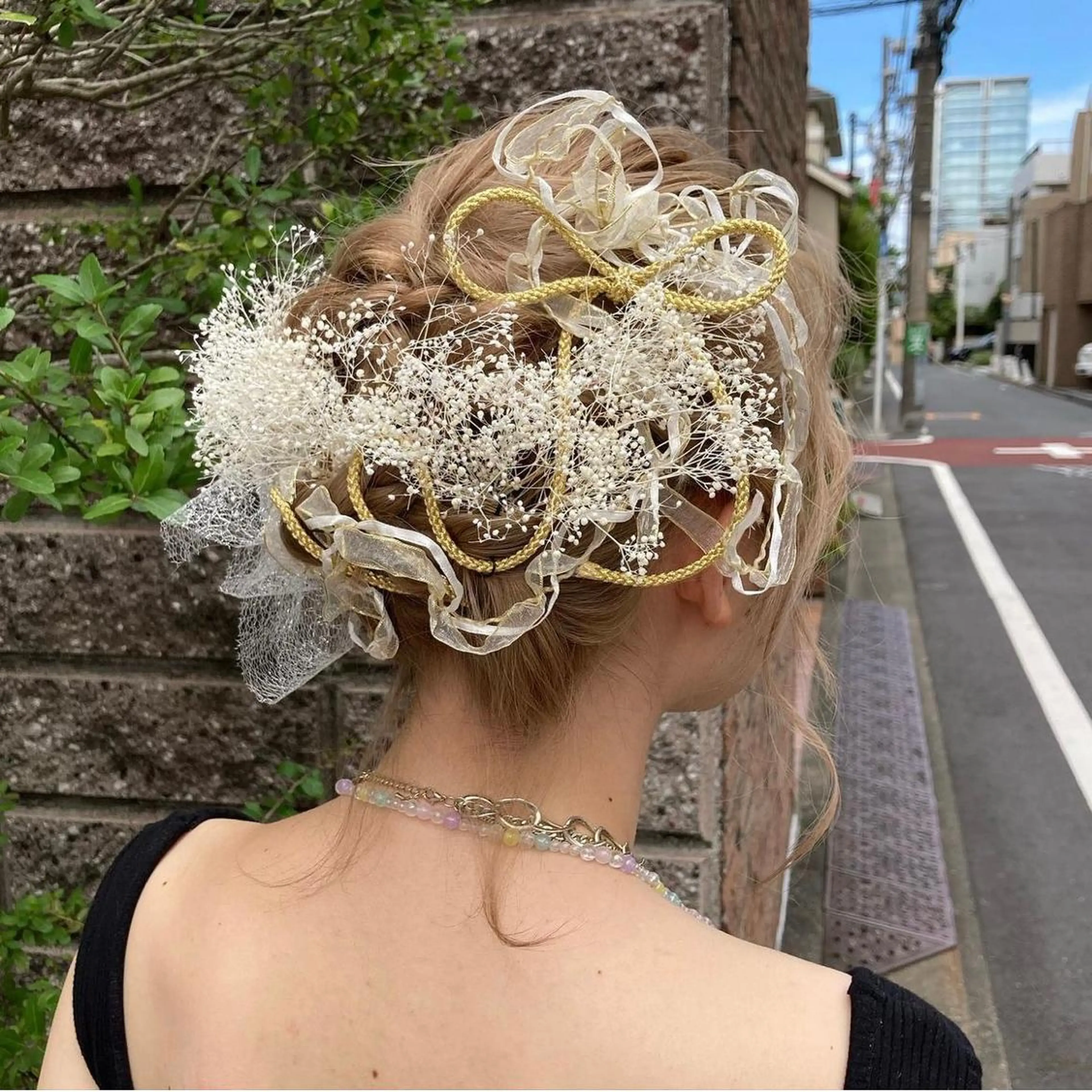 ミディアム 卒業式のヘアスタイル 学生 韓国風ヘア 当日予約大歓迎💕/ Chisatoのその他イメージ