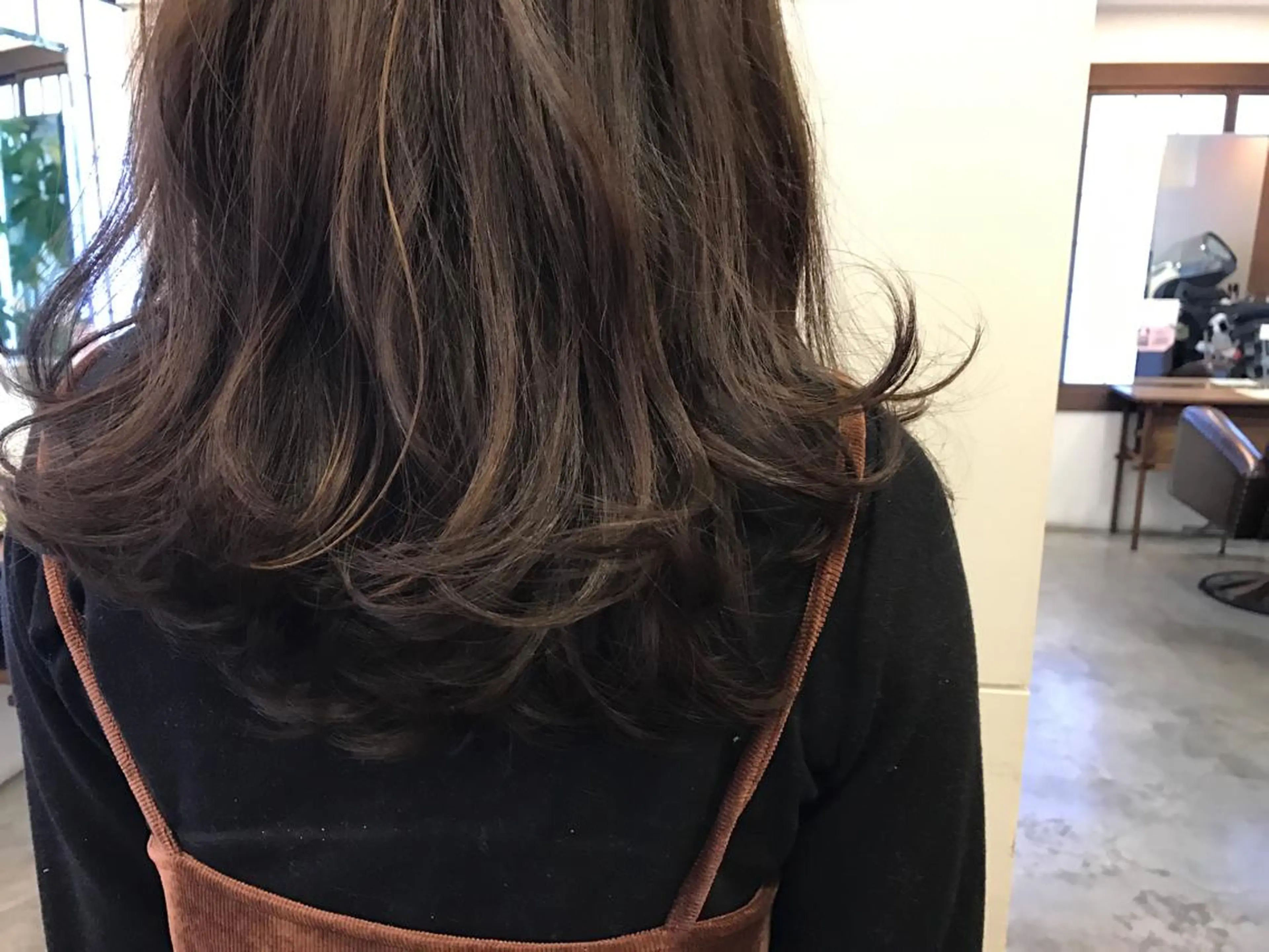 セミロング ハイライト u harukaのヘアスタイル