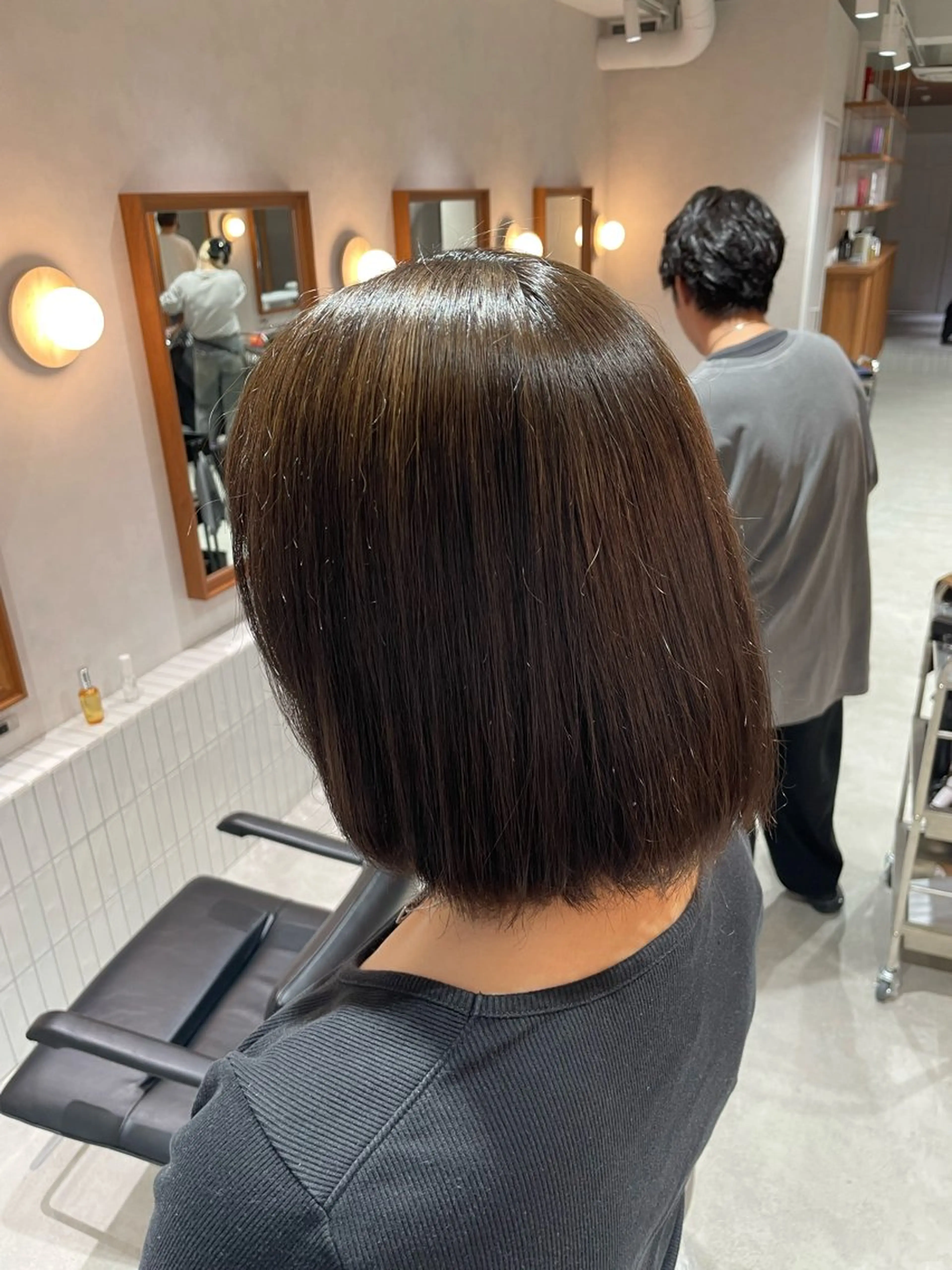 ミディアム カラー ヘアカラー 市來　里利央 （いちき　さとりお）のヘアスタイル