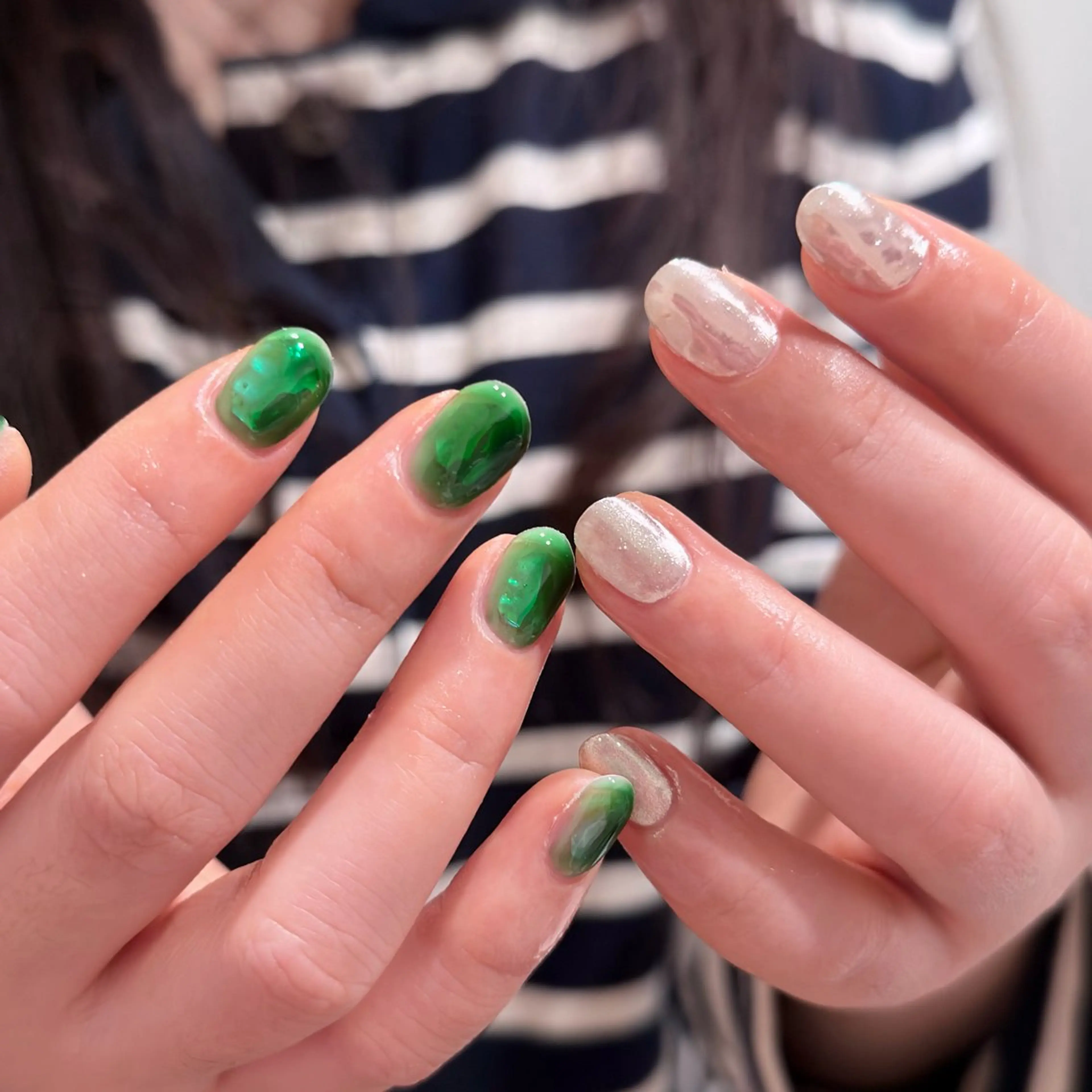 ネイル ハンドネイル 🎀フェイ フェイ🫧💗のネイルデザイン