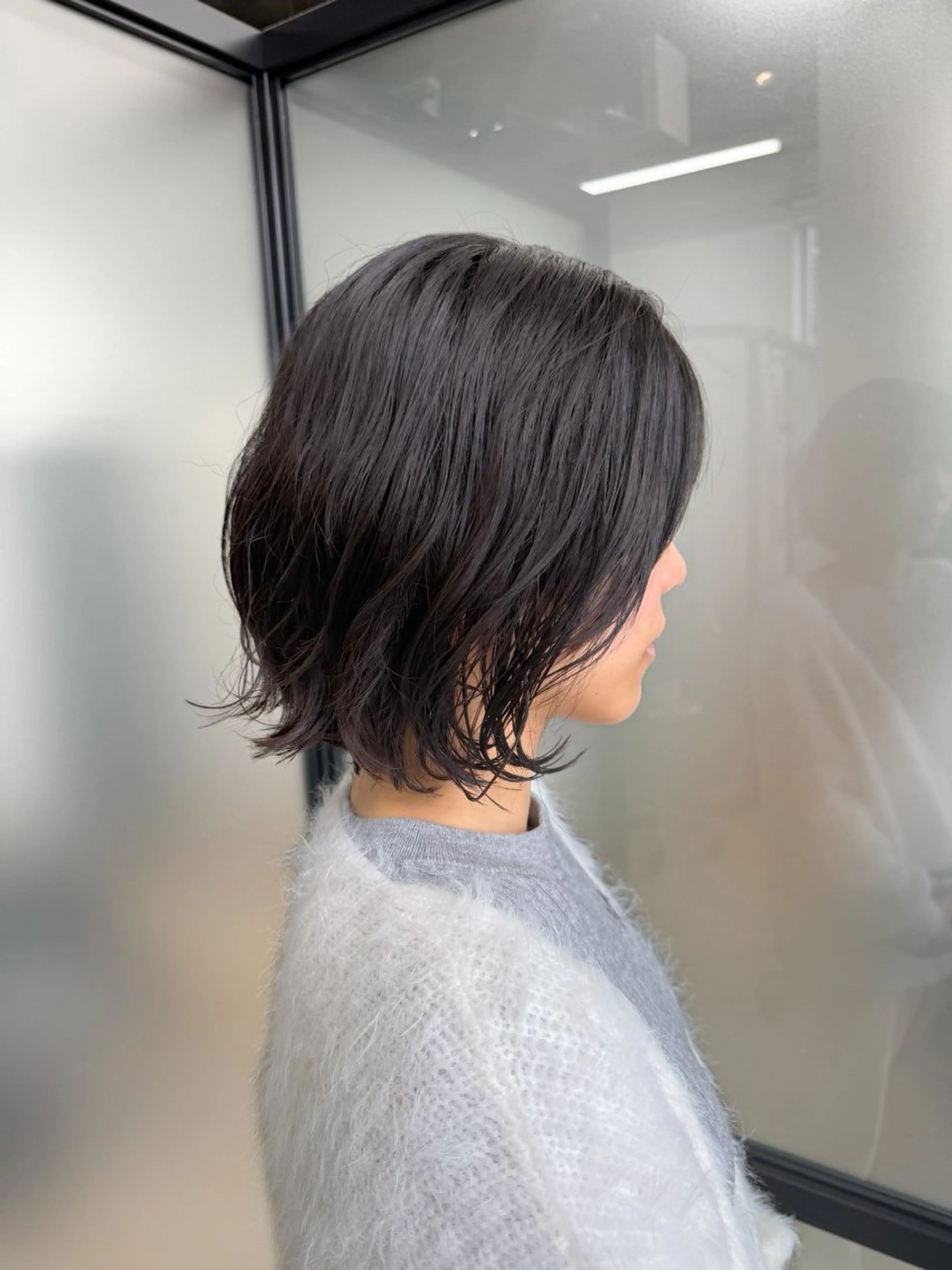 ショート パーマ ボブ カット パーマ ラフなパーマ 石川雄麻のヘアスタイル