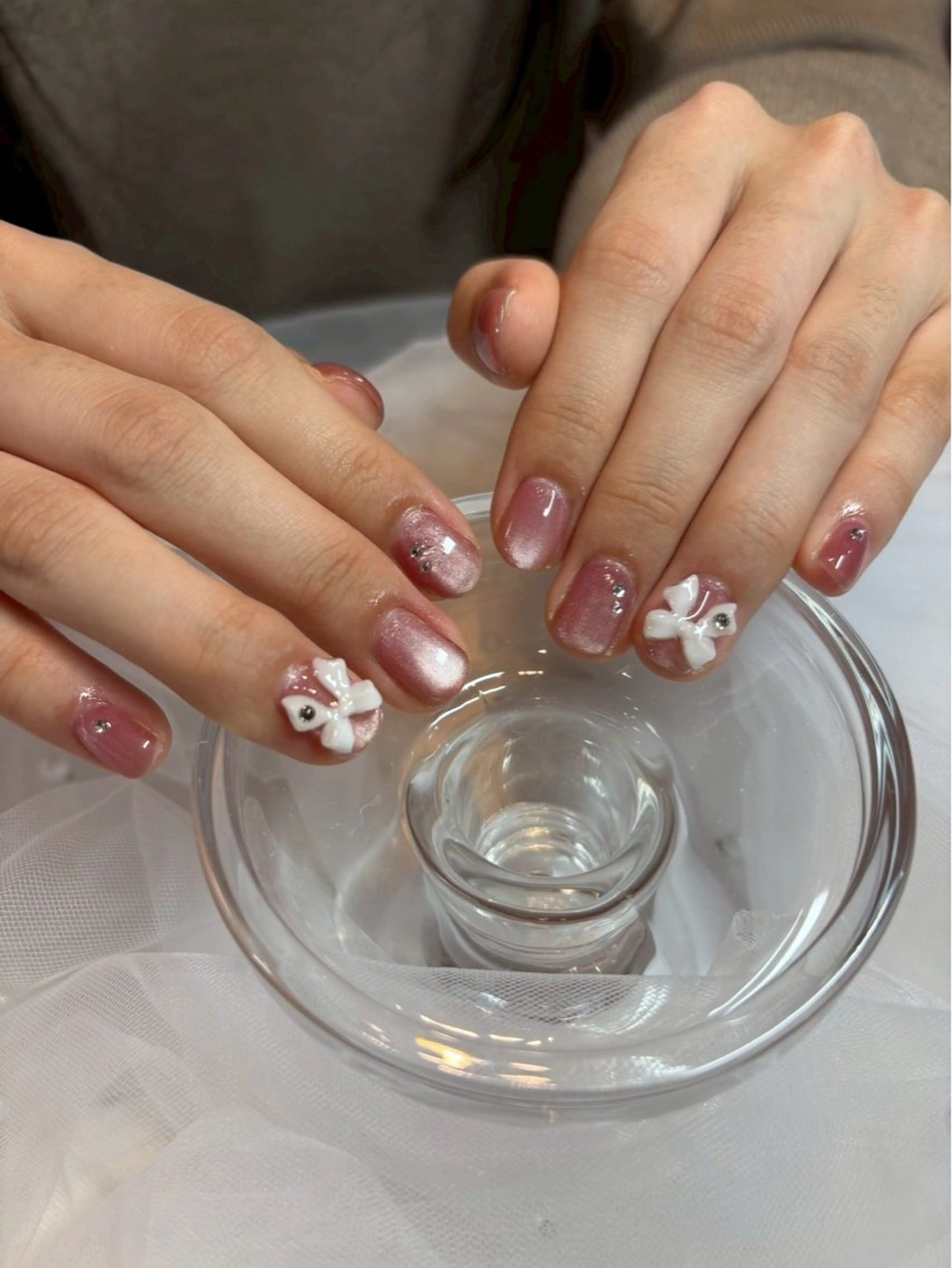ネイル マグネットネイル ワンホンネイル ハンドネイル nailsalon popoのネイルデザイン
