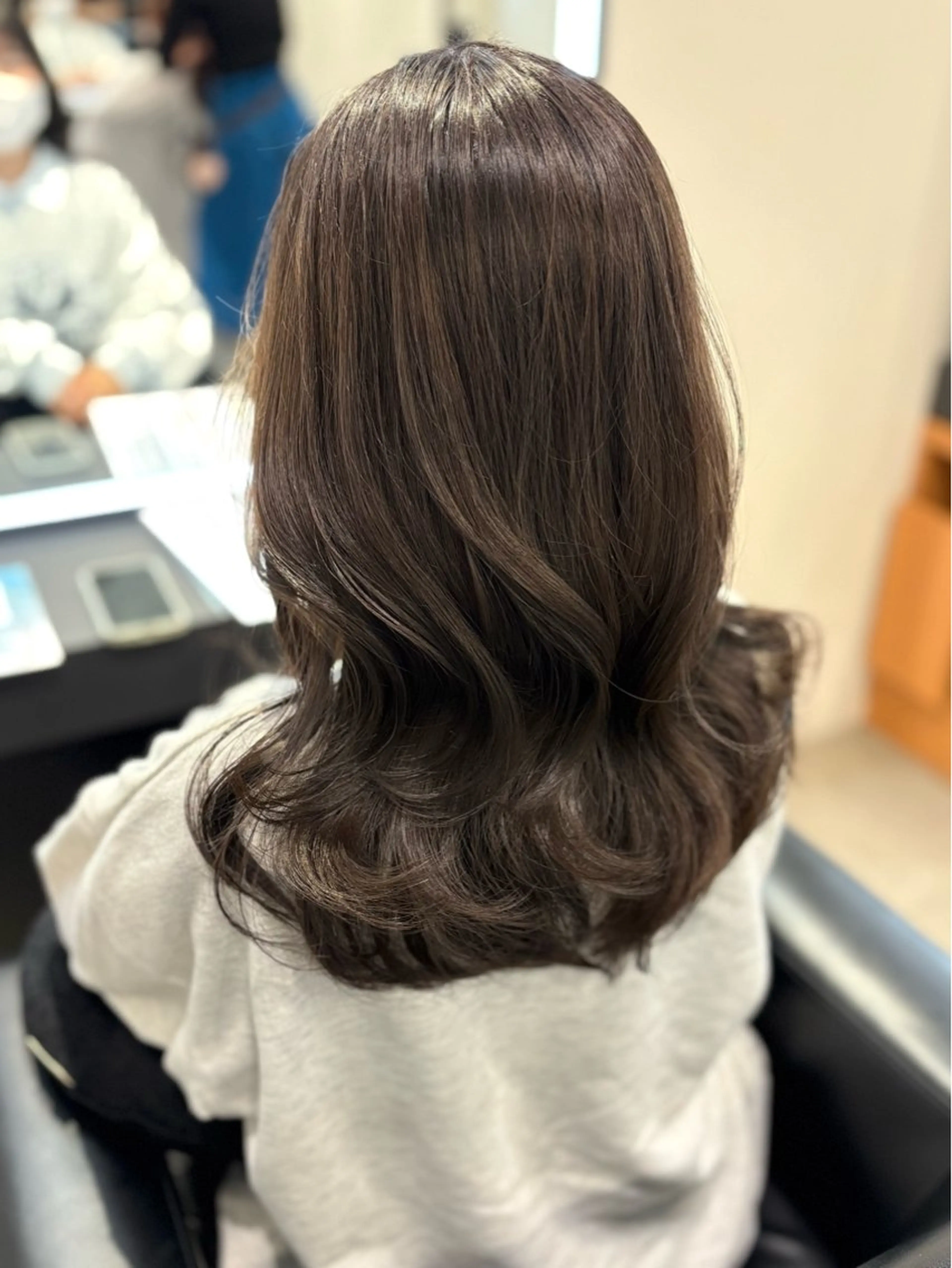 ミディアム 似合わせカット 髪質改善・水素カラー ARIA（ému）のヘアスタイル