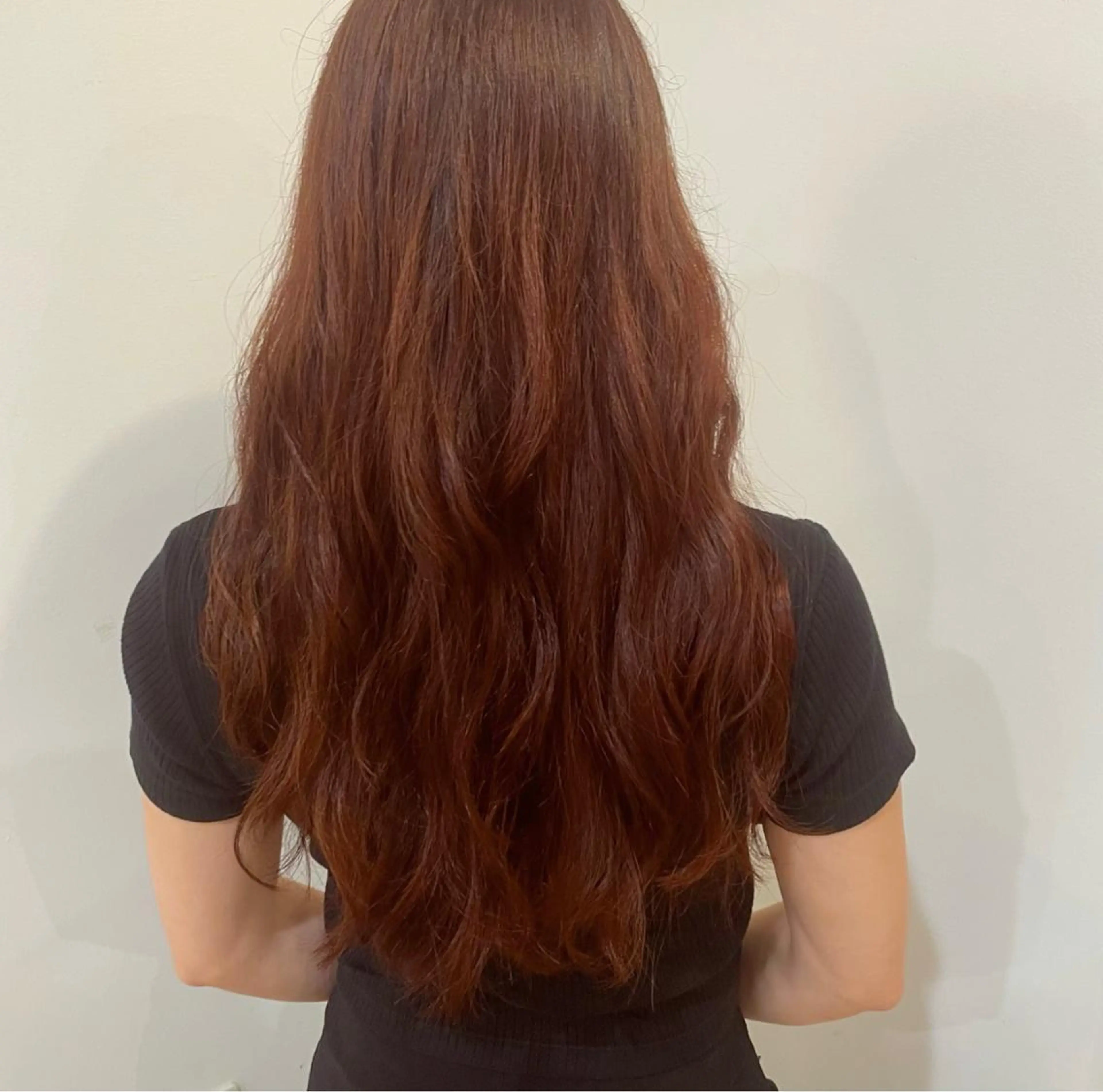 ロング カラー カット ヘアカラー トリートメント 梅田/赤み消しカラー /顔まわりcut🤍のヘアスタイル