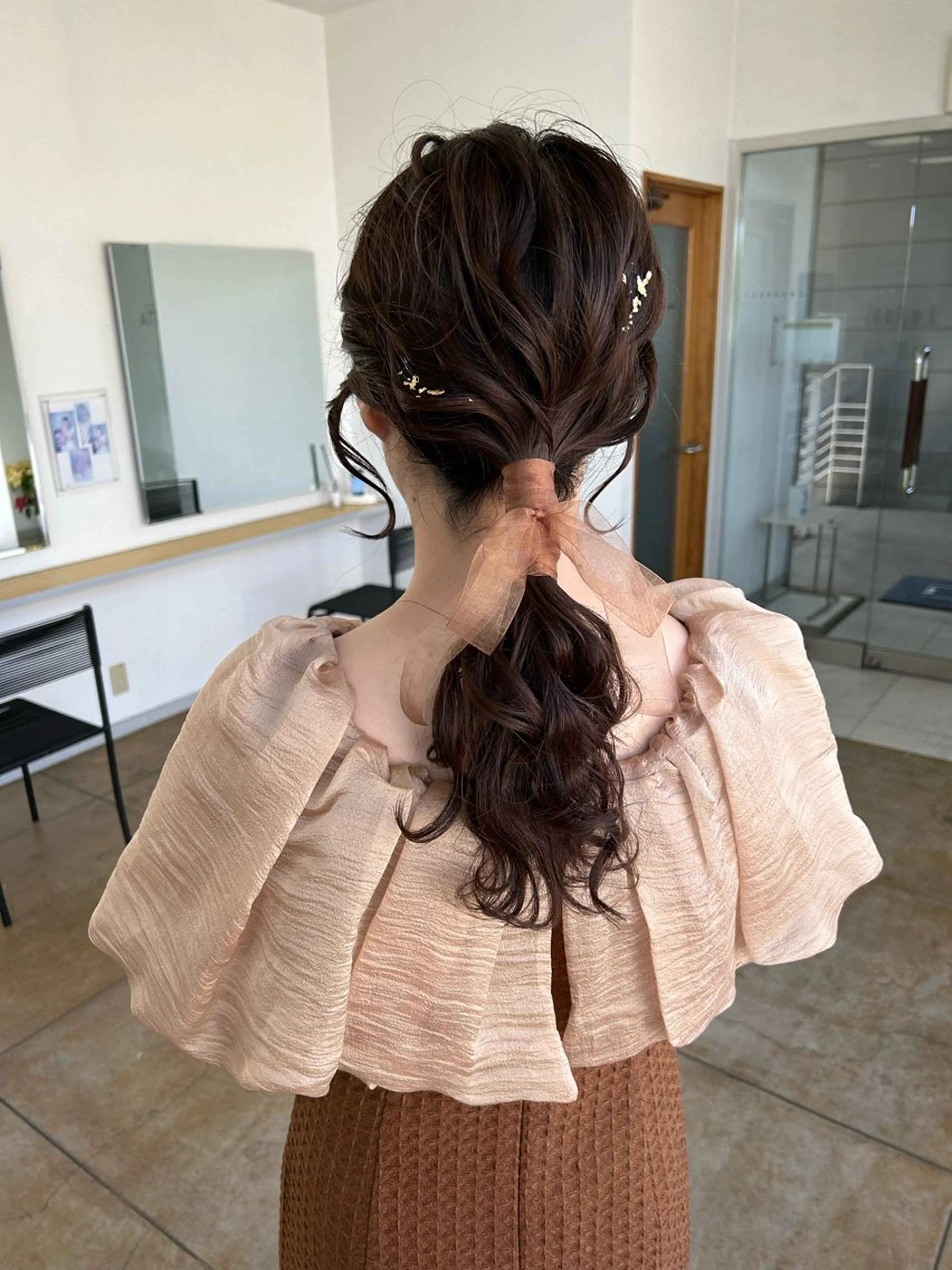 ロング 小澤 志穂のヘアスタイル