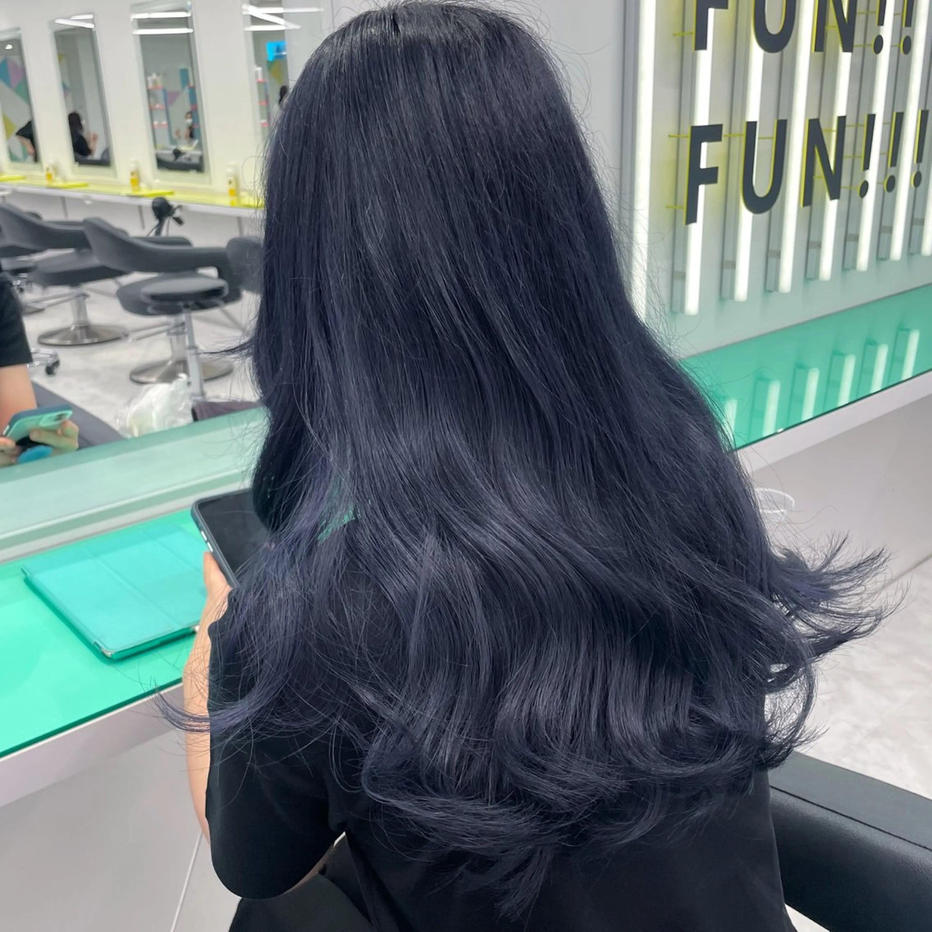 ロング ヘアカラー トリートメント 🦋韓国風カラー🦋 こうせい原宿のヘアスタイル