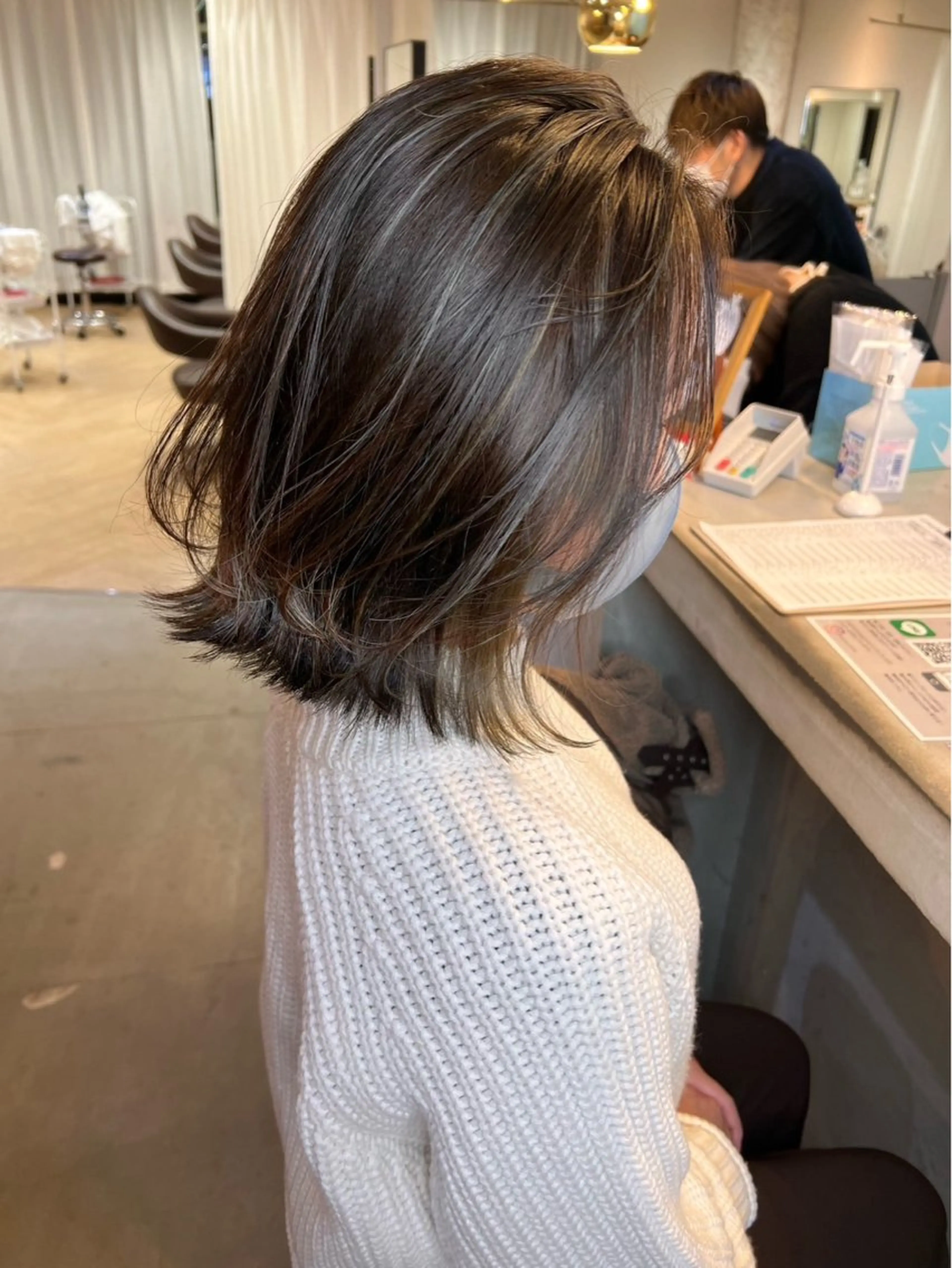 カラー ハイライトカラー シルバー カット ヘアカラー 【似合わせ】 藤原 拓徒のヘアスタイル