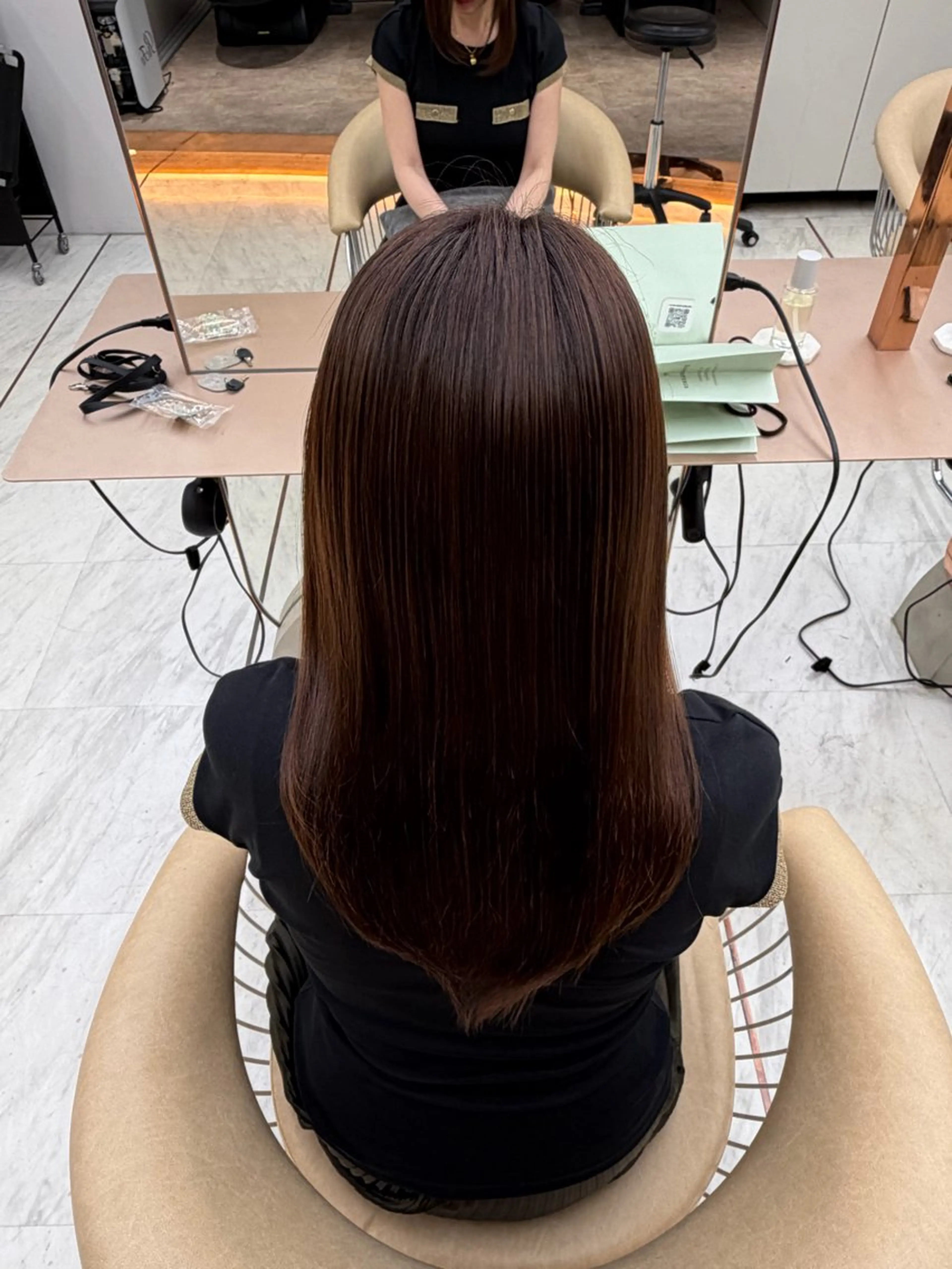 セミロング ヘアカラー トリートメント 池袋/透明感カラー♡ KARENのヘアスタイル