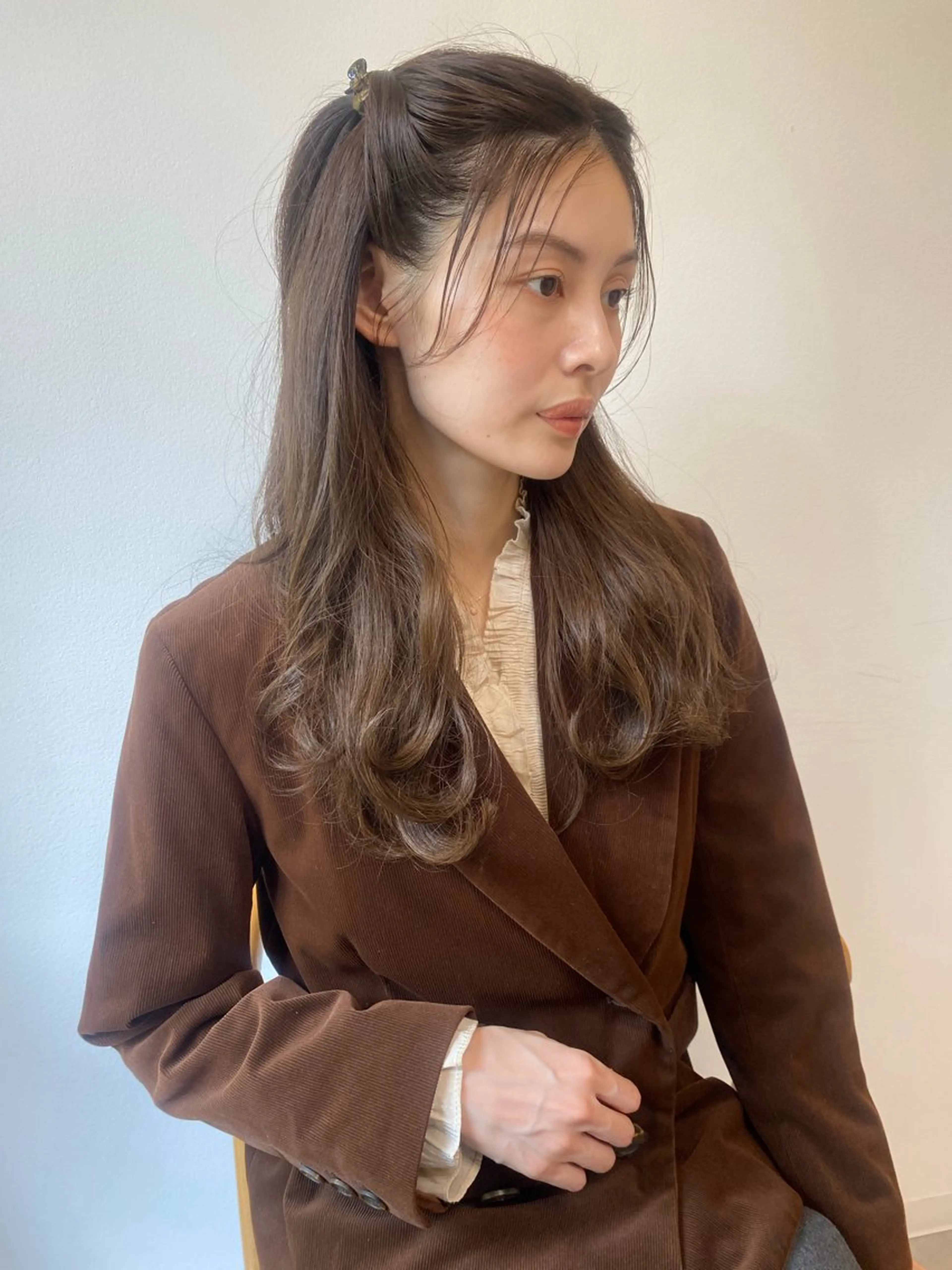 ロング 顔まわりカット/金山 /大園芽依のヘアスタイル