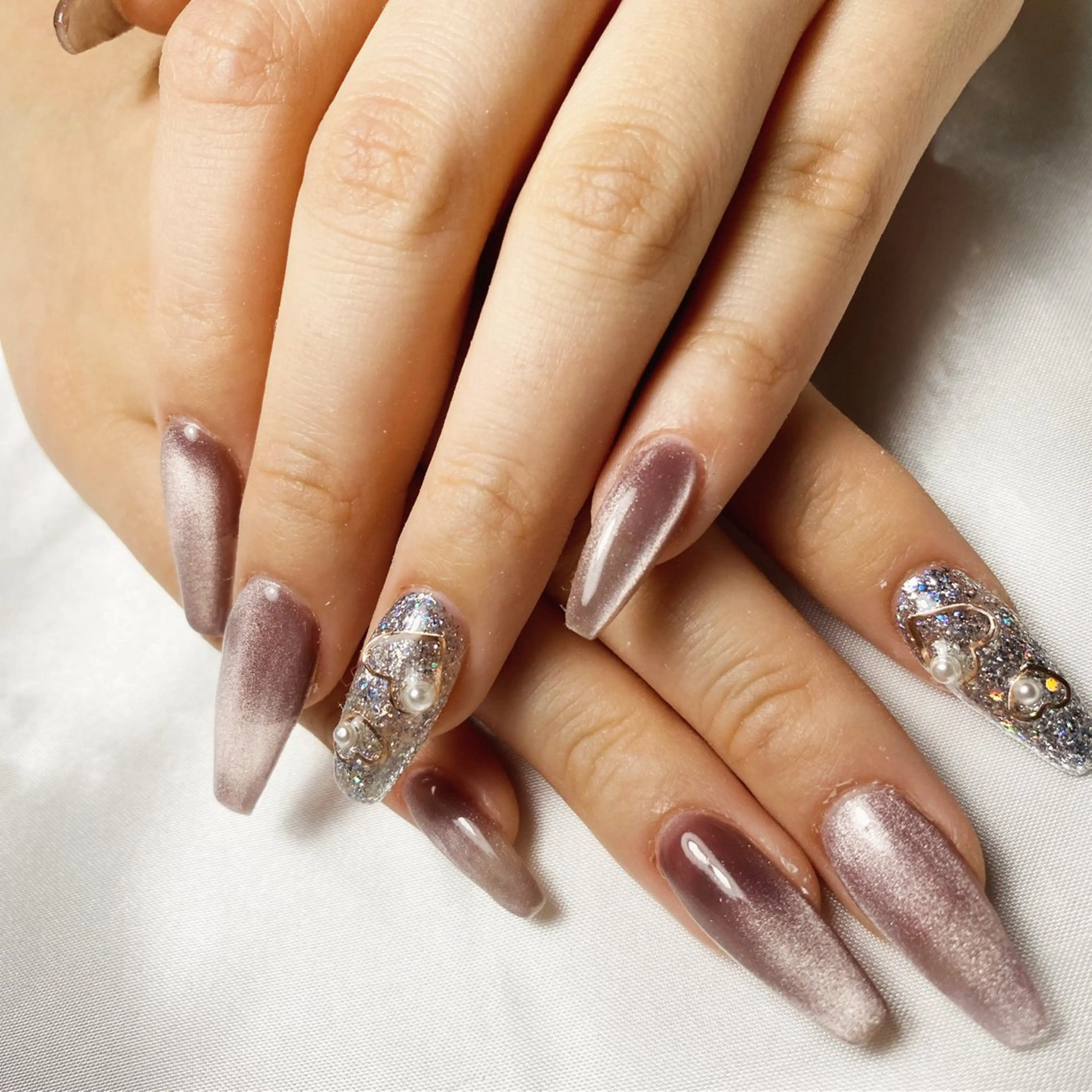 ネイル 長さ出し フットネイル Bavardage Nailのネイルデザイン