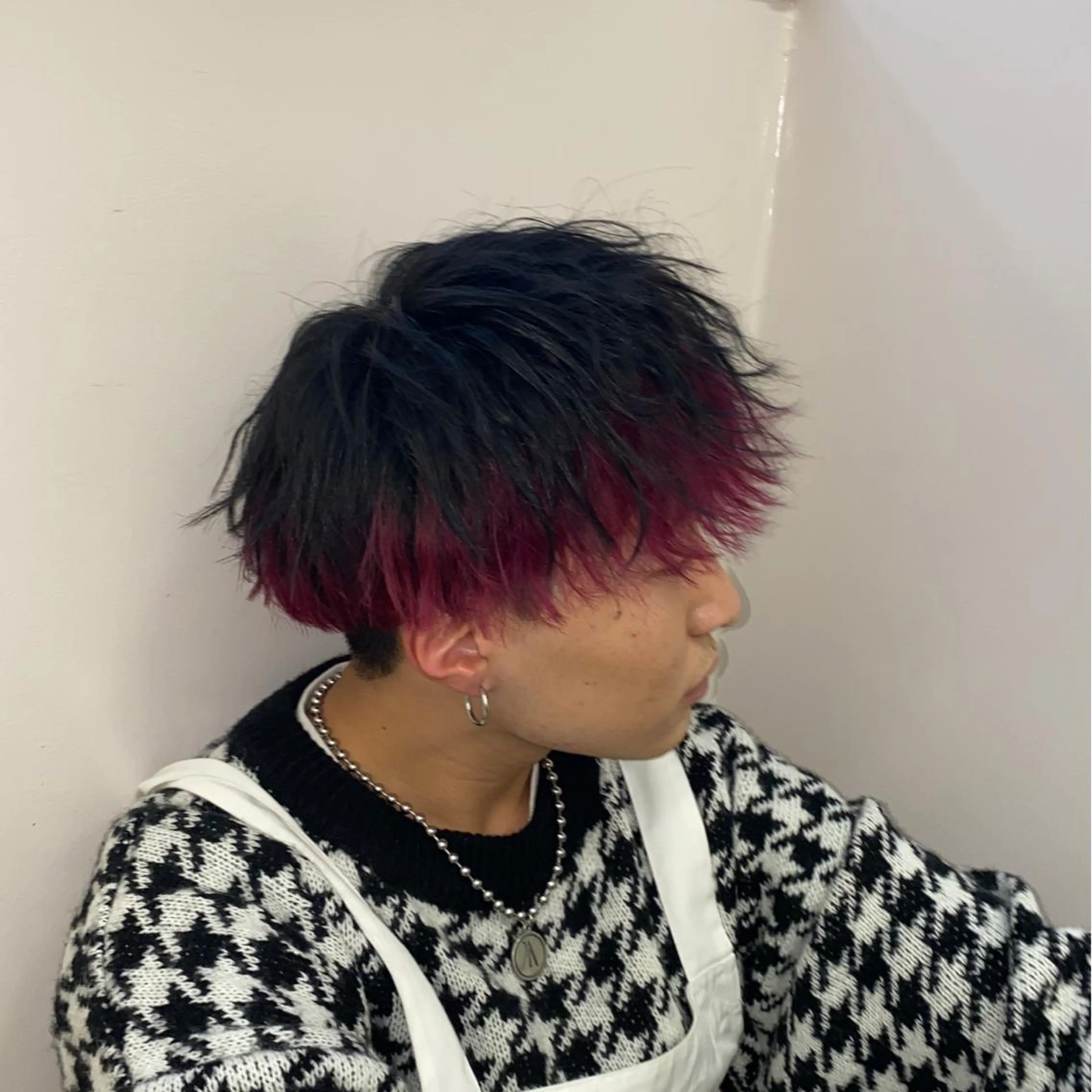 ヘアアレンジ ヘアセット パーマ特化/フェザー パーマシャドウ/真生のヘアスタイル