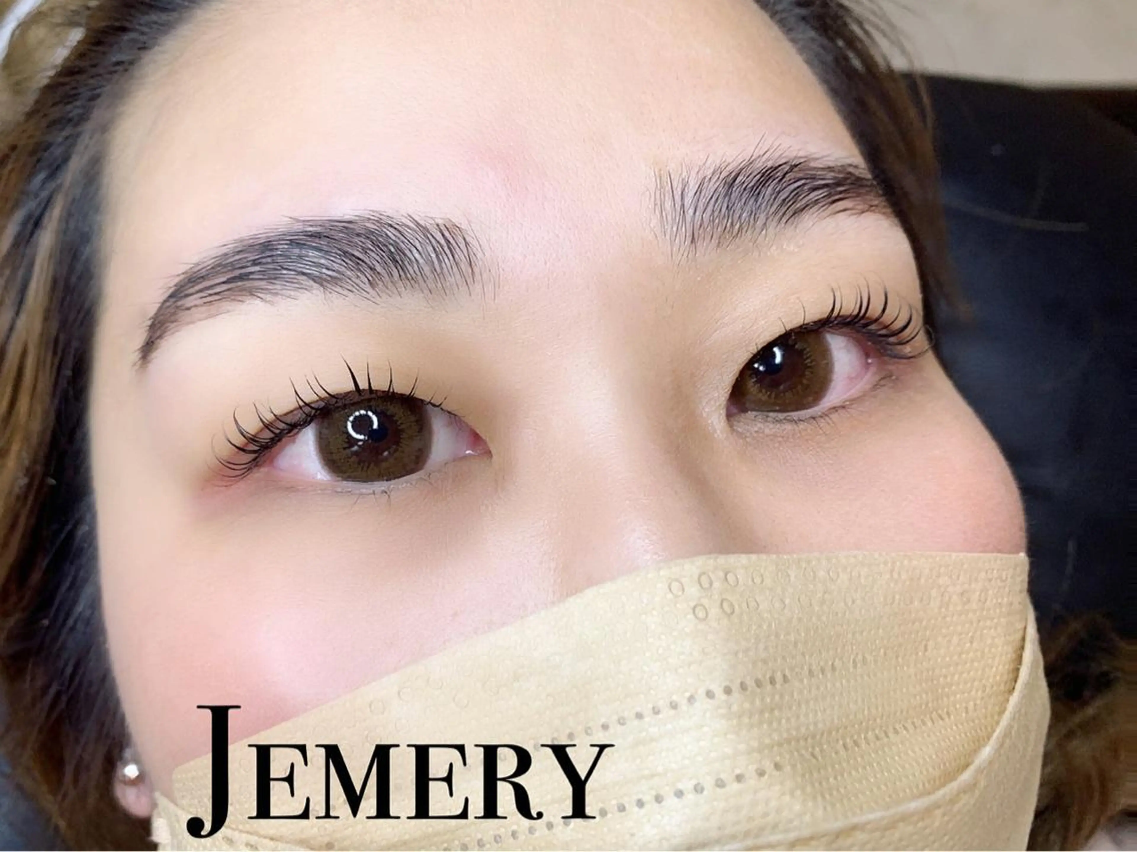 マツエク・マツパ 一重×まつ毛パーマ 💎 Jemery 💎のマツエク・マツパデザイン